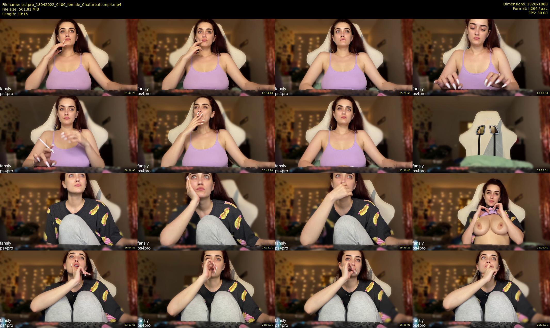 ps4pro — 31 minute Chaturbate female cam show recording, 1080p, Apr 18, 2022