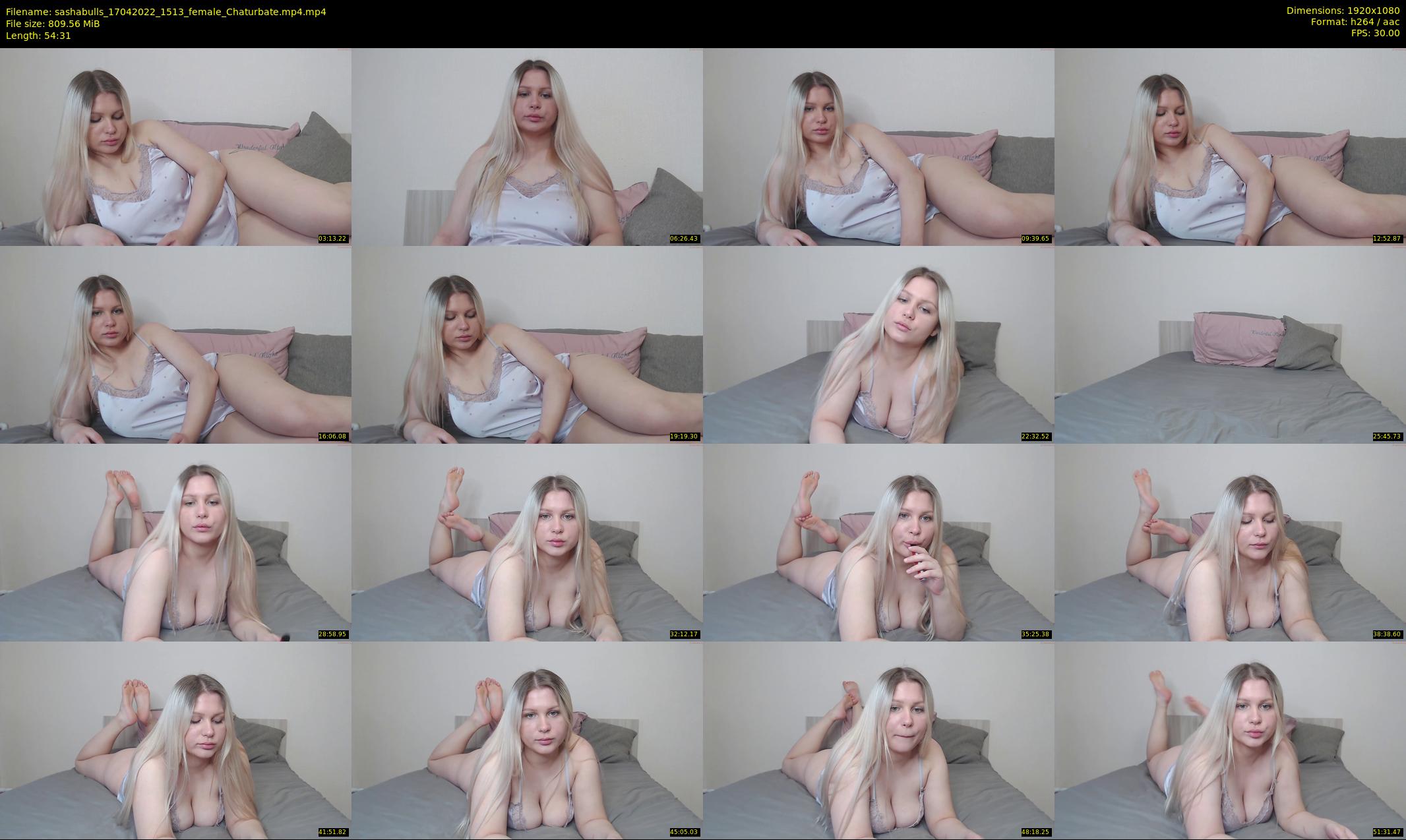 sashabulls — 55 minute Chaturbate couple cam show recording, 1080p, Apr 17, 2022