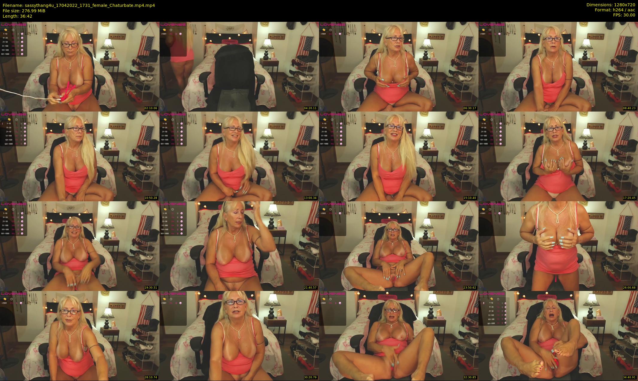 sassythang4u — 37 minute Chaturbate female cam show recording, 720p, Apr 17, 2022
