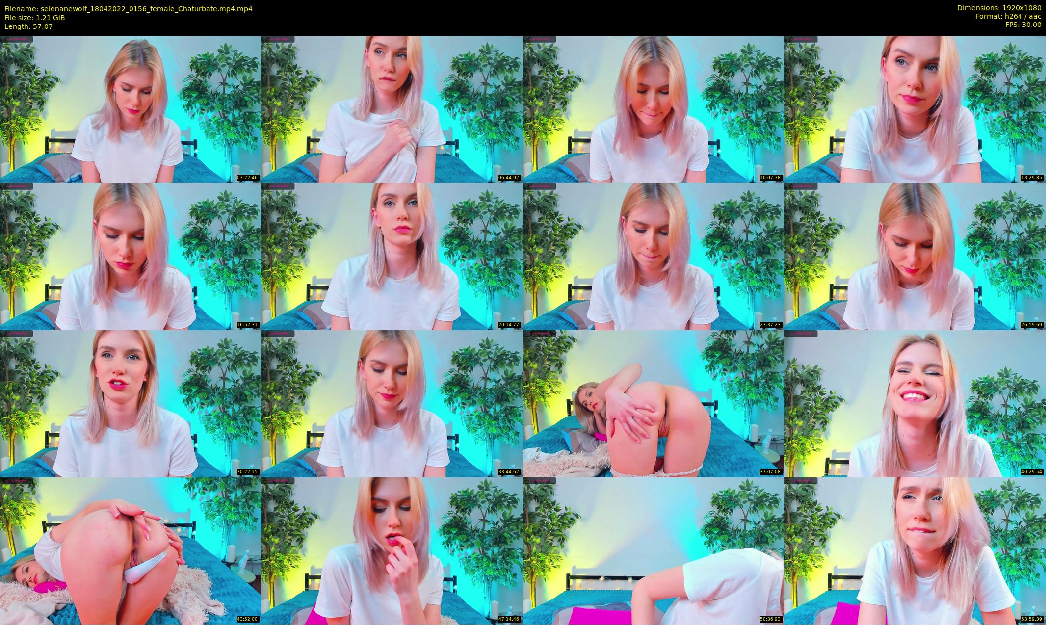 selenanewolf — 58 minute Chaturbate couple cam show recording, 1080p, Apr 18, 2022