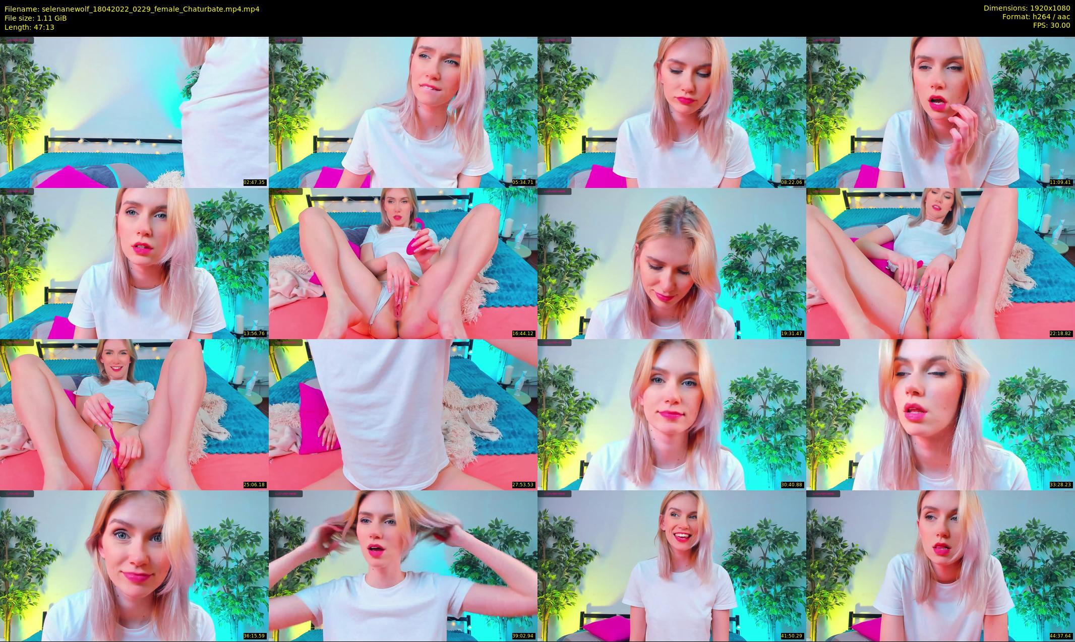 selenanewolf — 48 minute Chaturbate couple cam show recording, 1080p, Apr 18, 2022