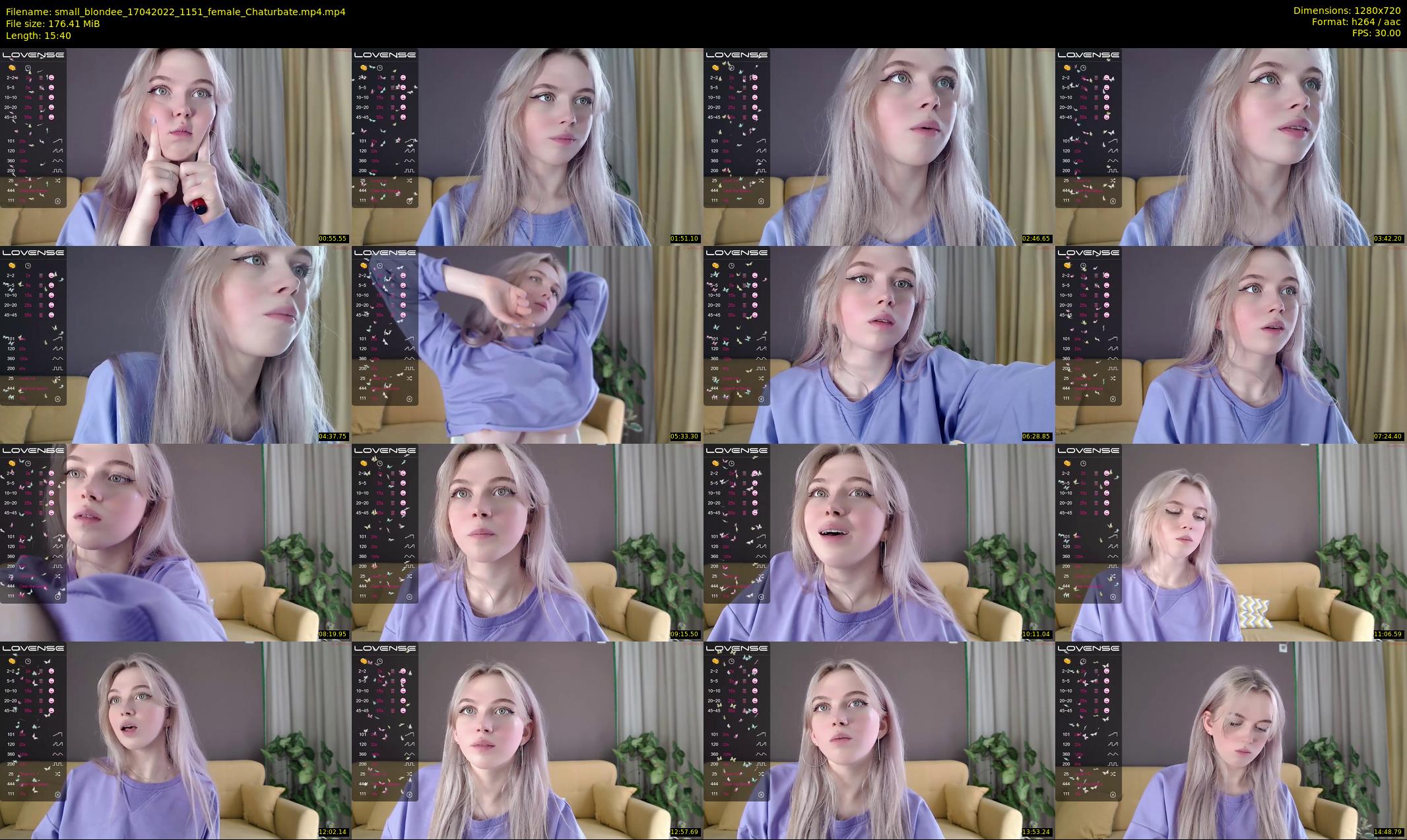 small_blondee — 16 minute Chaturbate female cam show recording, 720p, Apr 17, 2022