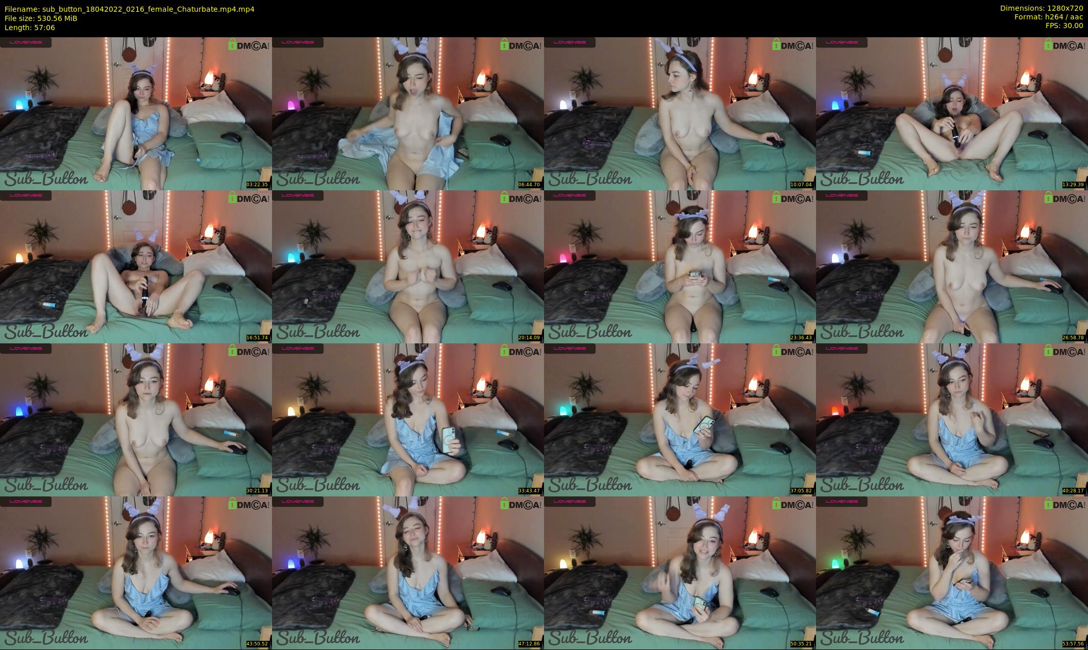 sub_button — 58 minute Chaturbate female cam show recording, 720p, Apr 18, 2022