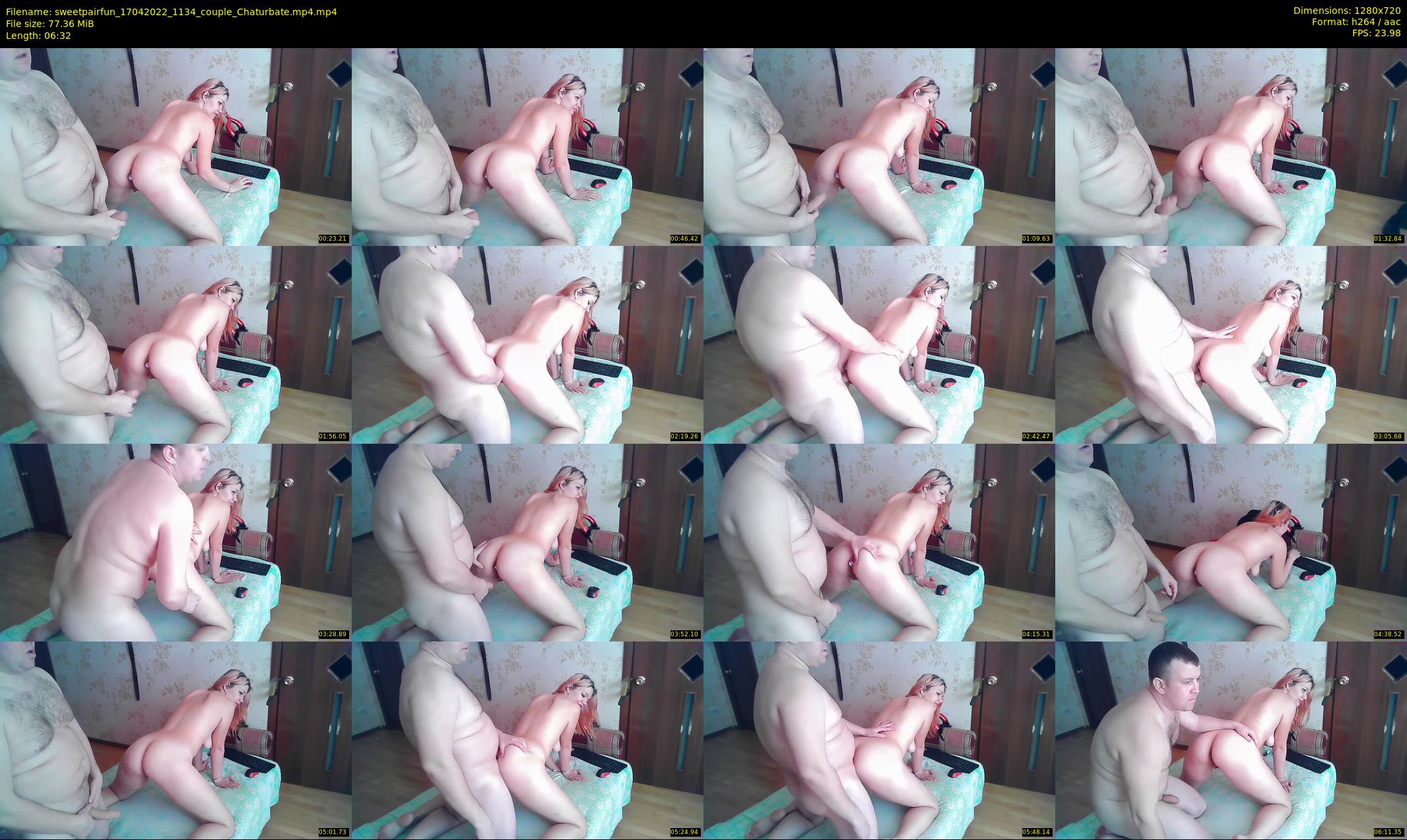 sweetpairfun — 7 minute Chaturbate couple cam show recording, 720p, Apr 17, 2022
