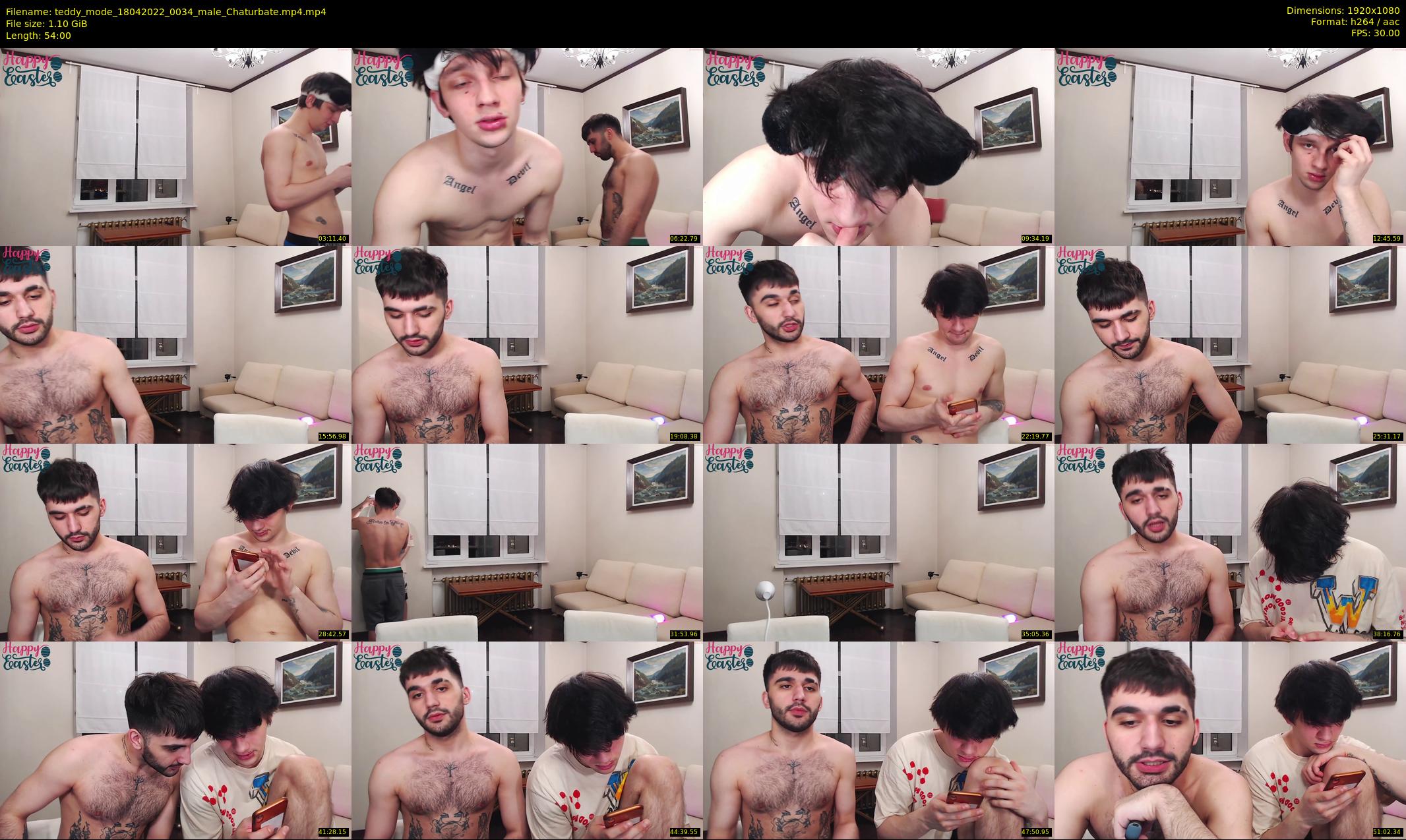 teddy_mode — 54 minute Chaturbate couple cam show recording, 1080p, Apr 18, 2022