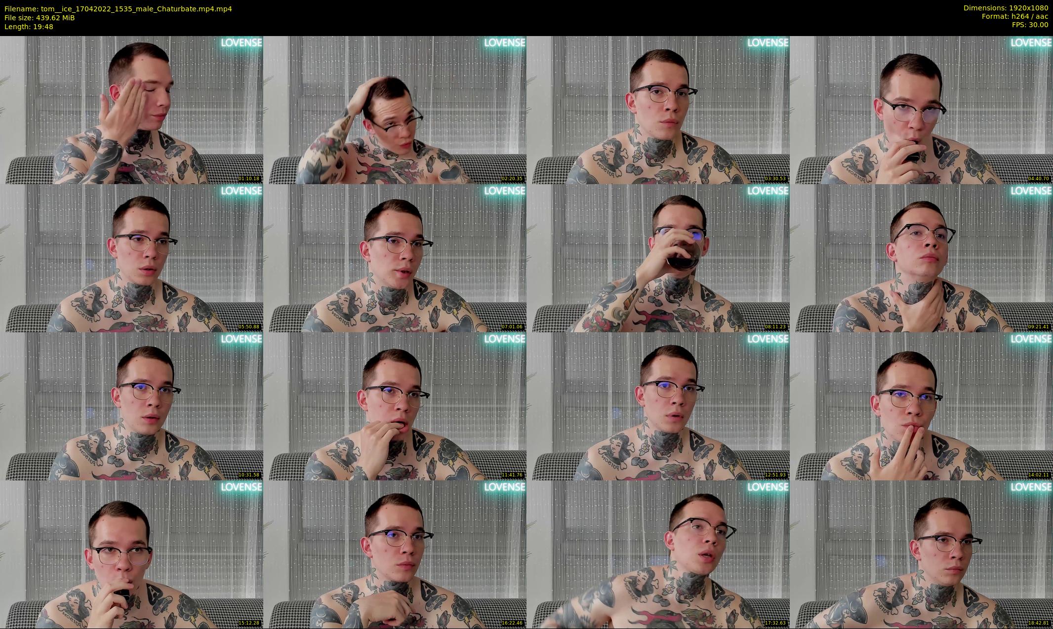 tom__ice — 20 minute Chaturbate male cam show recording, 1080p, Apr 17, 2022