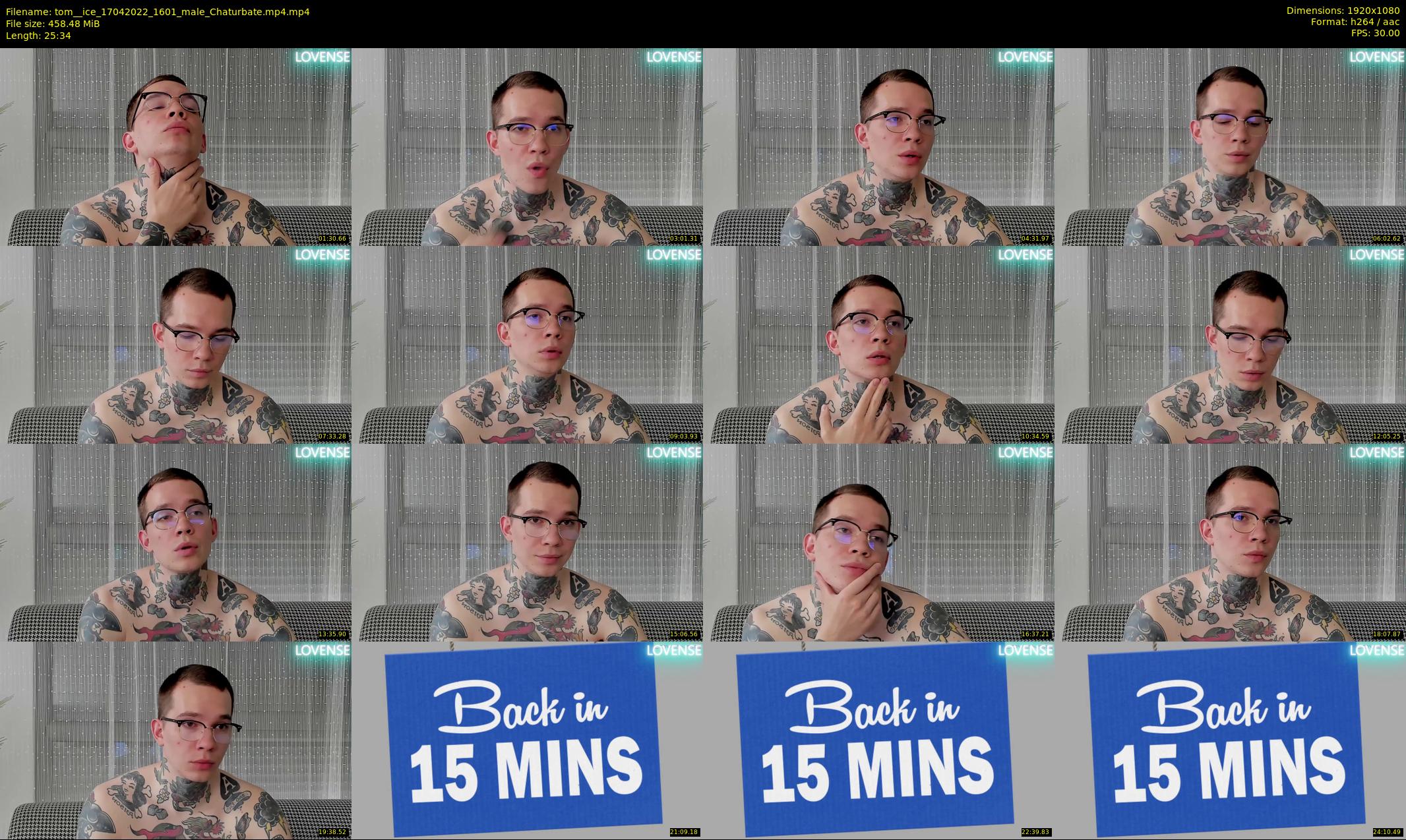 tom__ice — 26 minute Chaturbate male cam show recording, 1080p, Apr 17, 2022