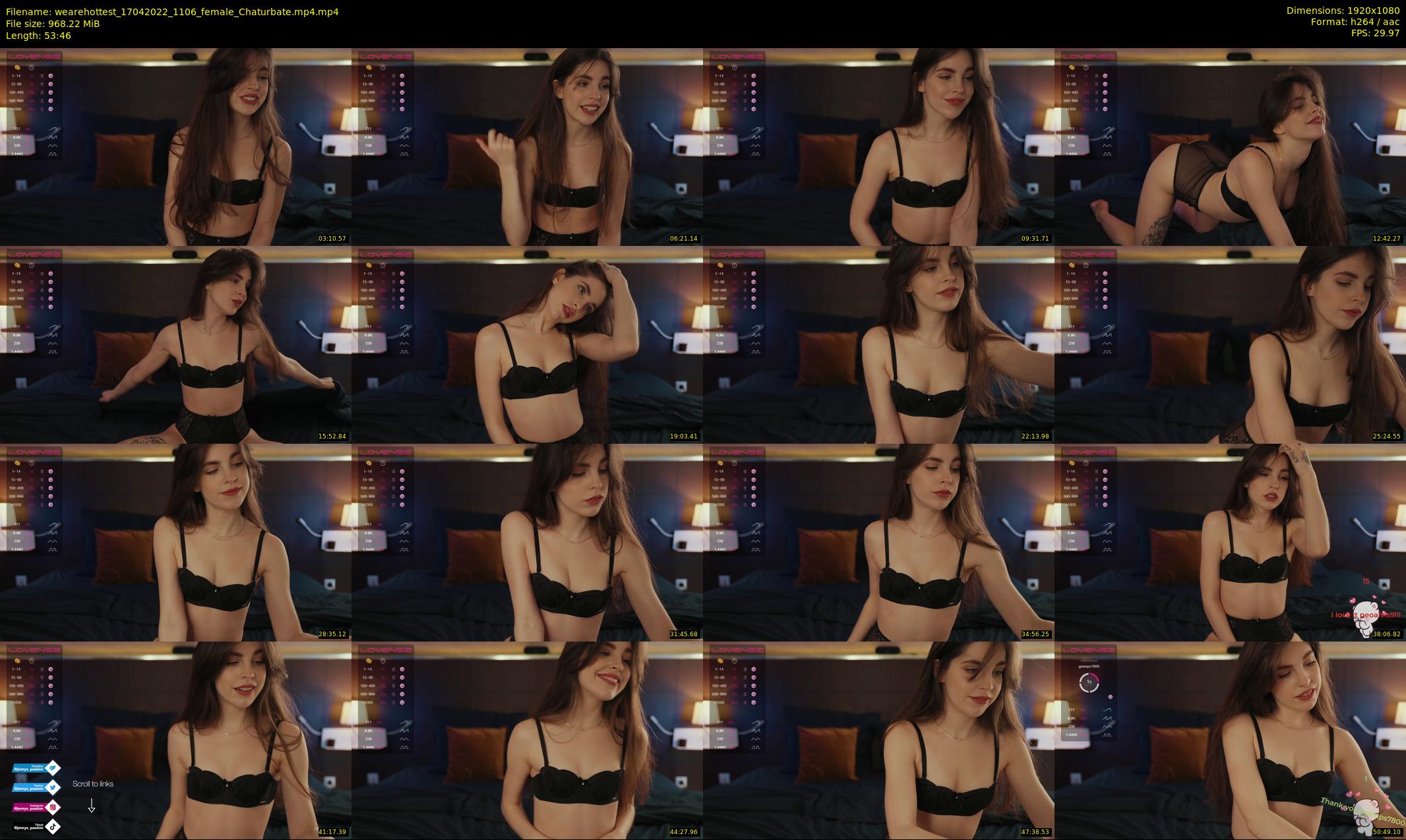 wearehottest — 54 minute Chaturbate couple cam show recording, 1080p, Apr 17, 2022