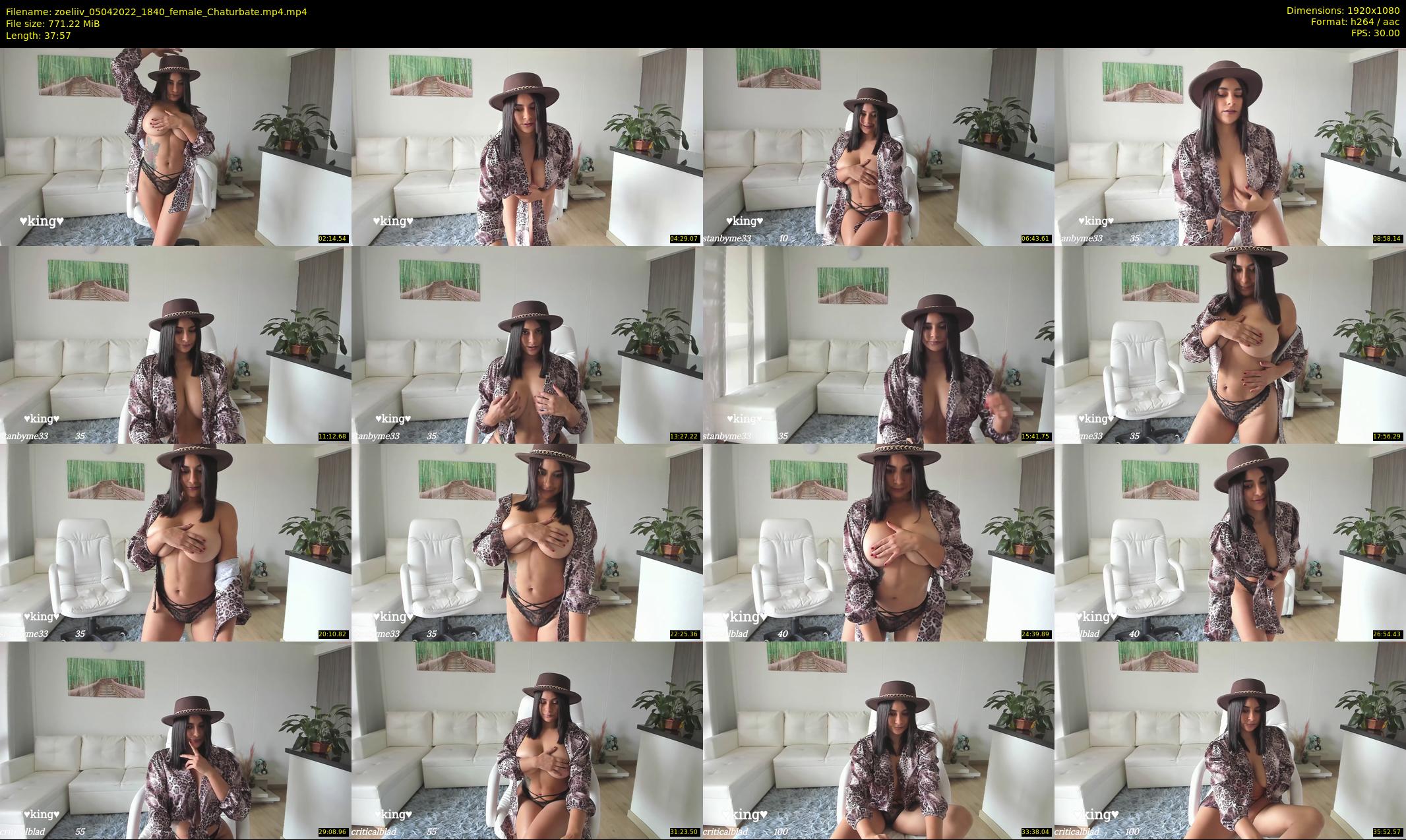 zoeliiv — 38 minute Chaturbate female cam show recording, 1080p, Apr 5, 2022