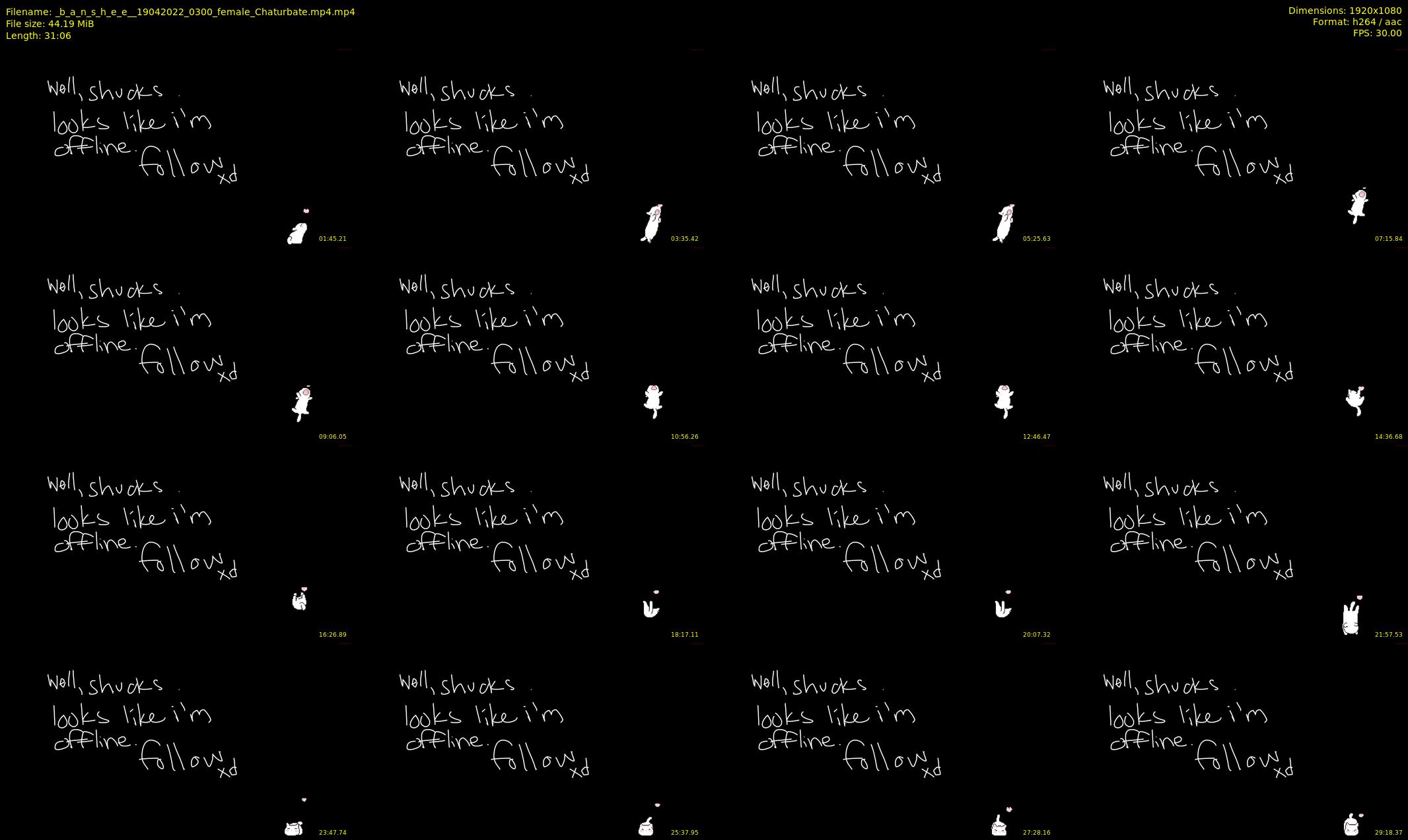 _b_a_n_s_h_e_e_ — 32 minute Chaturbate female cam show recording, 1080p, Apr 19, 2022