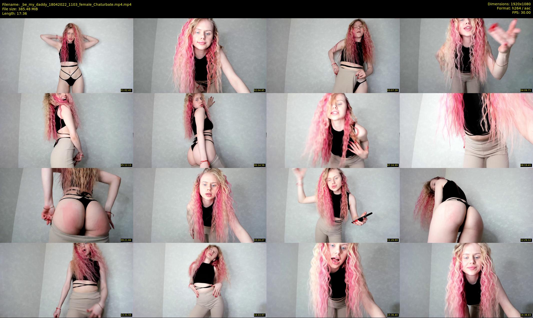 _be_my_daddy — 18 minute Chaturbate female cam show recording, 1080p, Apr 18, 2022