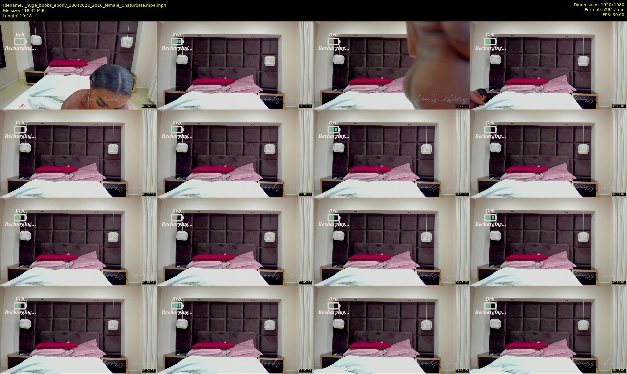 _huge_boobs_ebony — 11 minute Chaturbate female cam show recording, 1080p, Apr 18, 2022