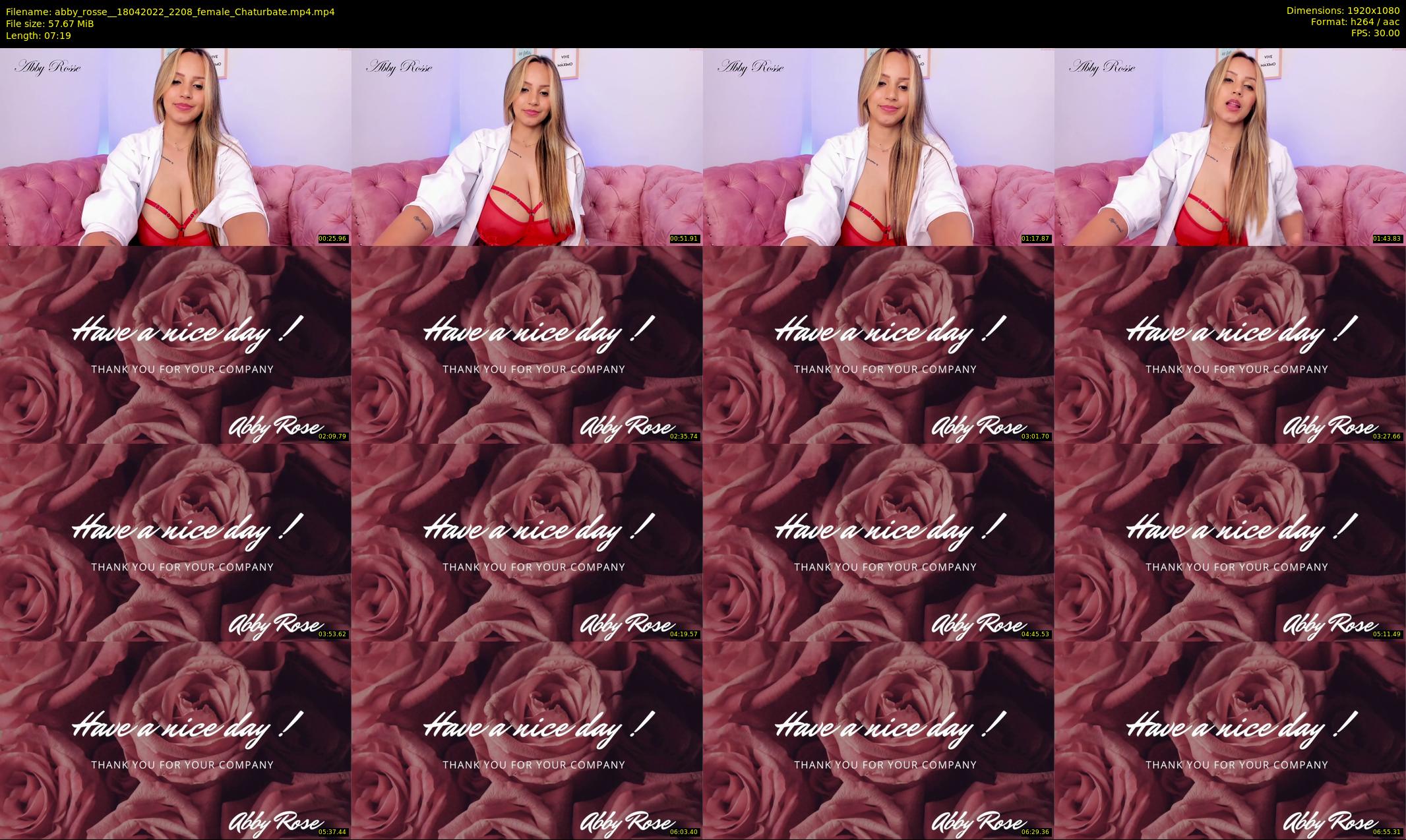 abby_rosse_ — 8 minute Chaturbate female cam show recording, 1080p, Apr 18, 2022