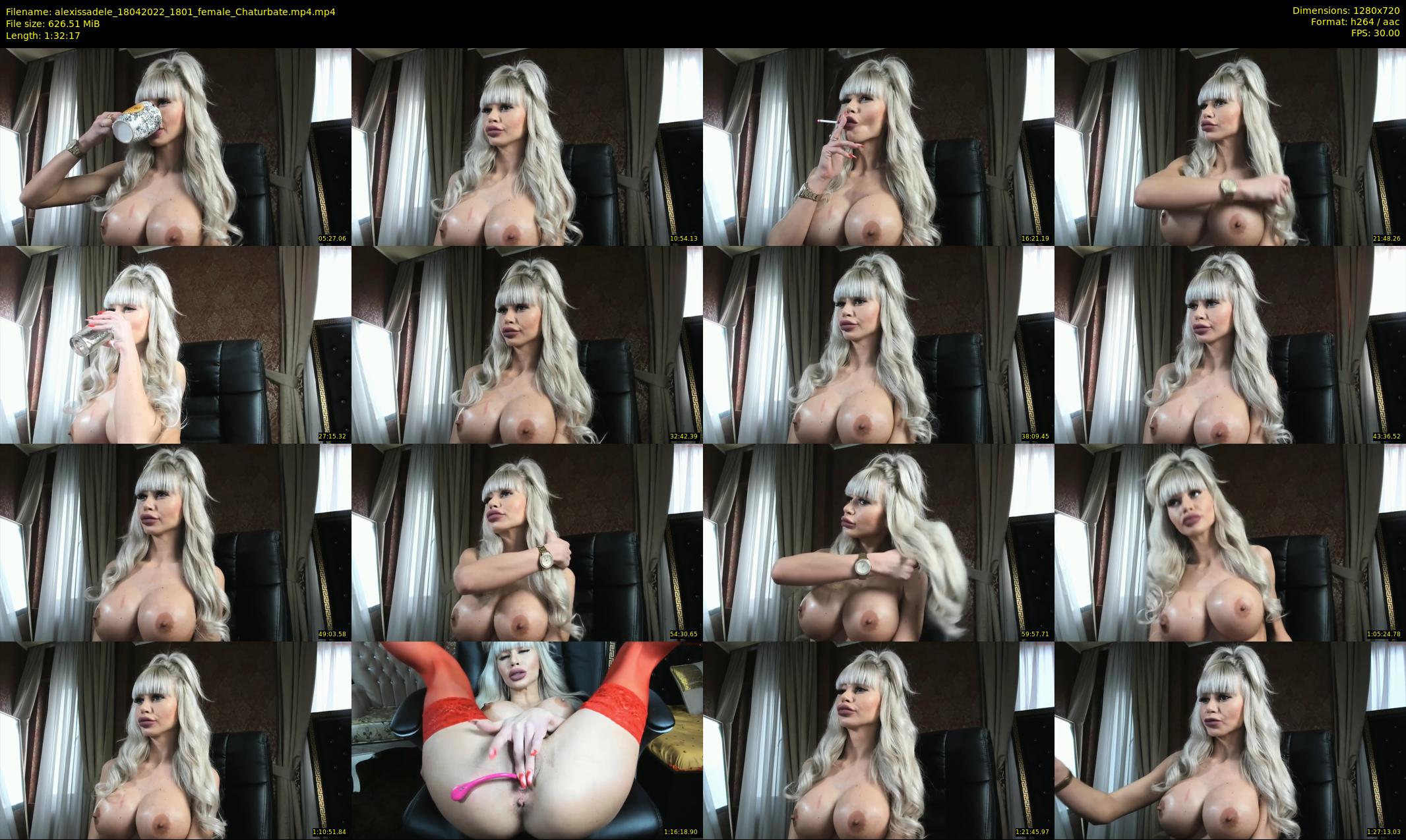 alexissadele — 93 minute Chaturbate female cam show recording, 720p, Apr 18, 2022