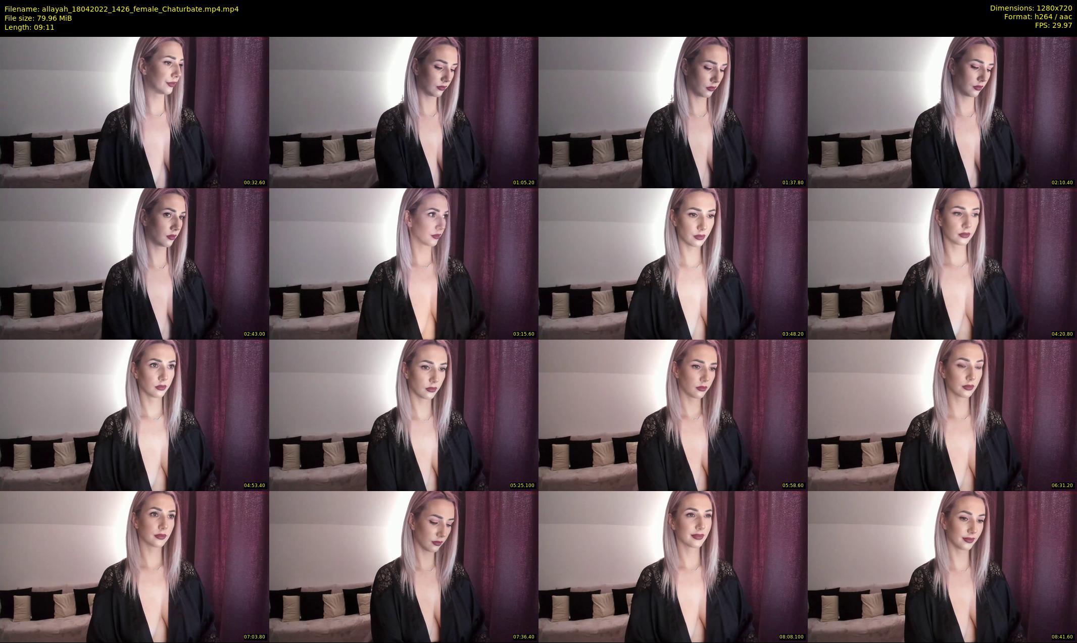 allayah — 10 minute Chaturbate female cam show recording, 720p, Apr 18, 2022