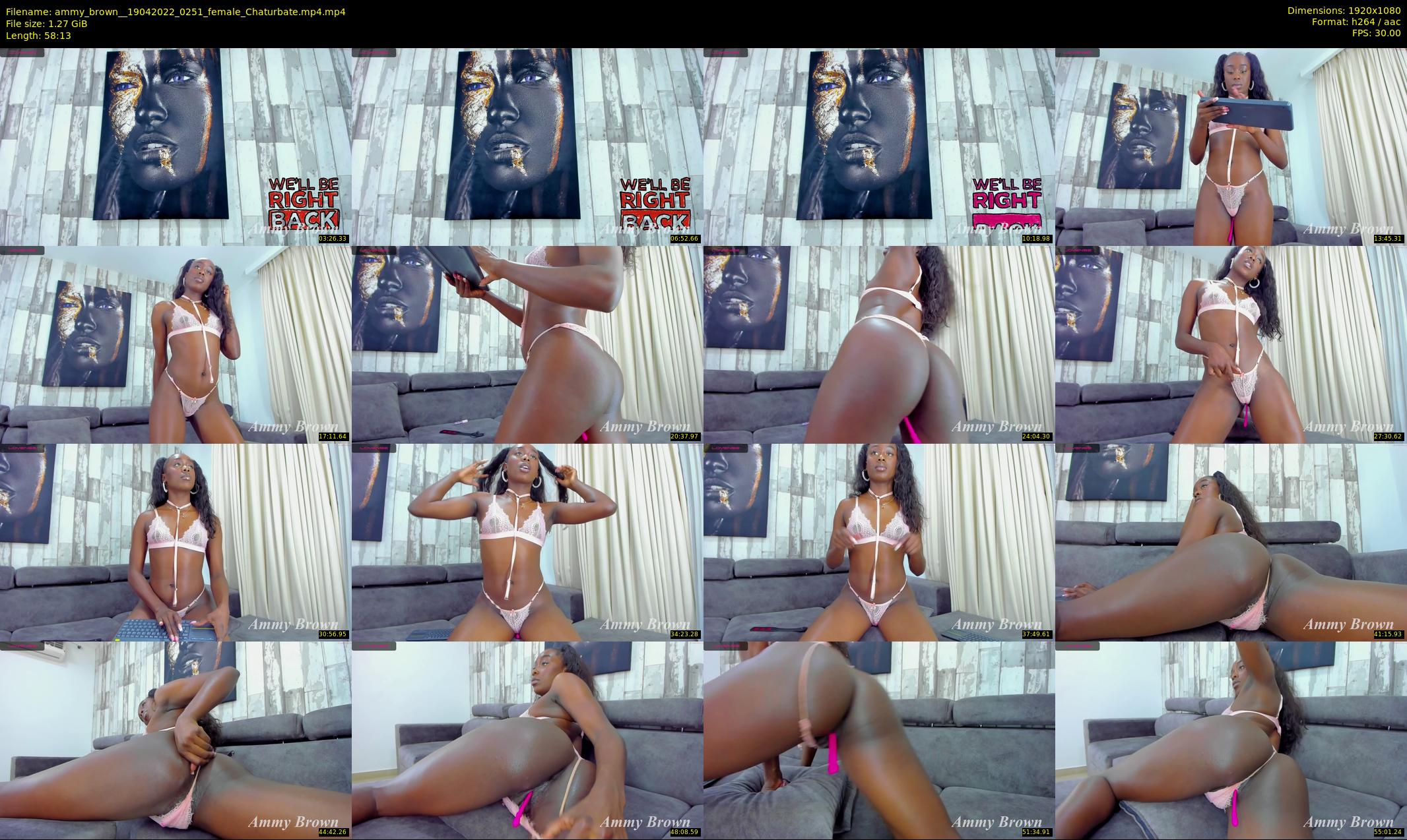 ammy_brown_ — 59 minute Chaturbate female cam show recording, 1080p, Apr 19, 2022