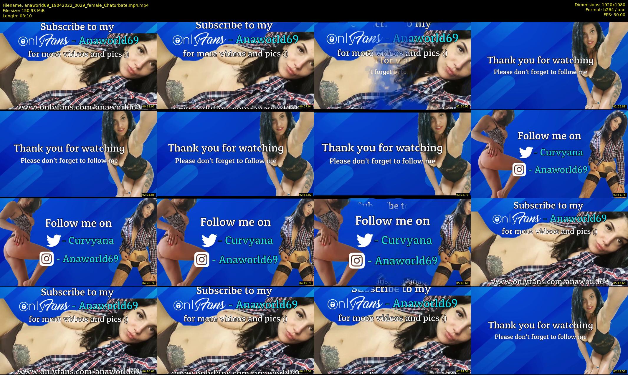 anaworld69 — 9 minute Chaturbate female cam show recording, 1080p, Apr 19, 2022