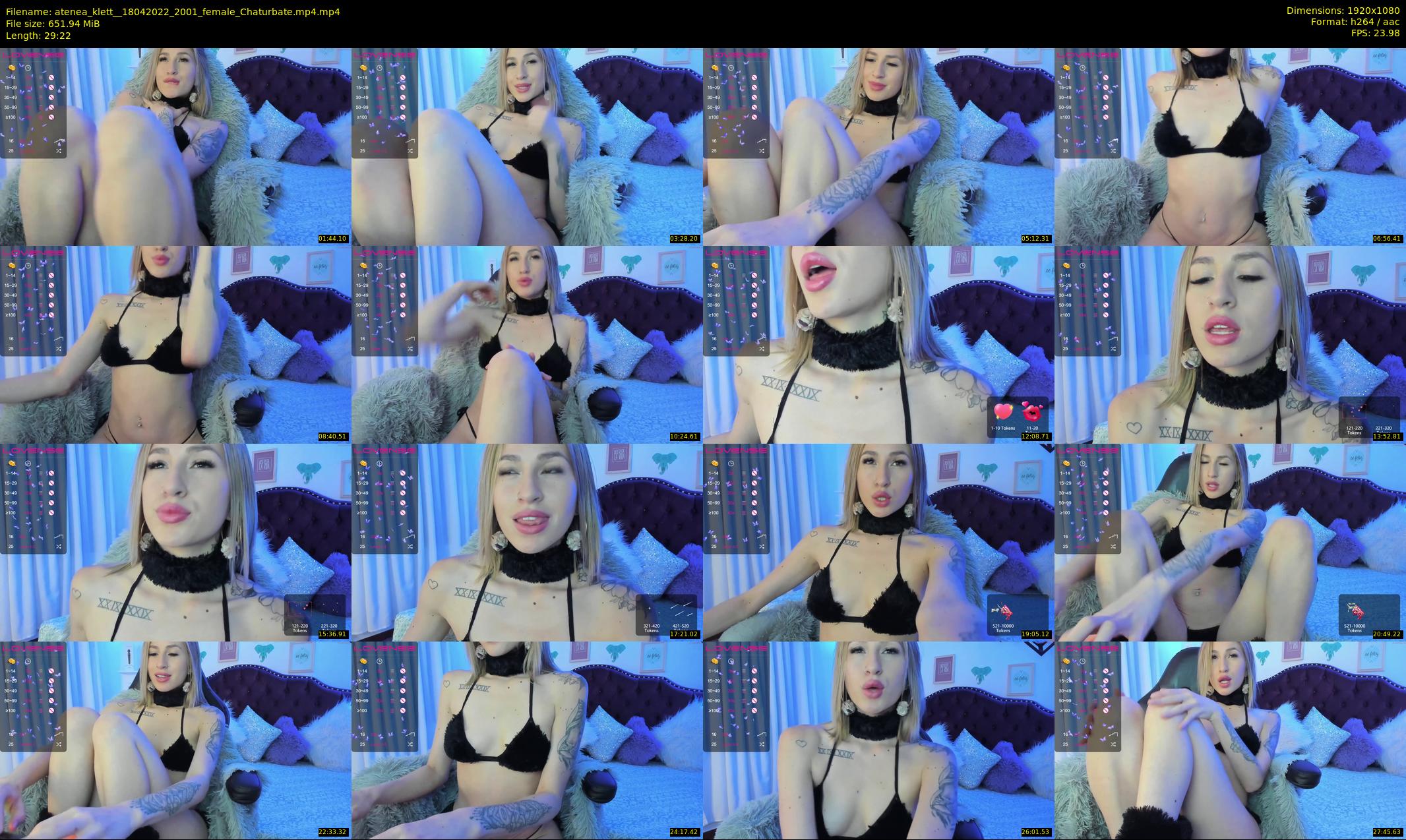 atenea_klett_ — 30 minute Chaturbate female cam show recording, 1080p, Apr 18, 2022