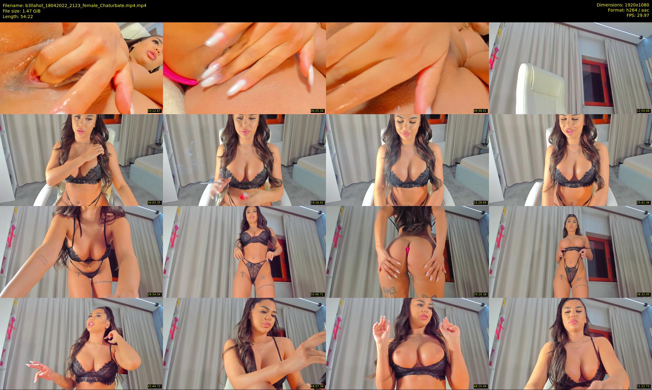 b3llahot — 55 minute Chaturbate female cam show recording, 1080p, Apr 18, 2022