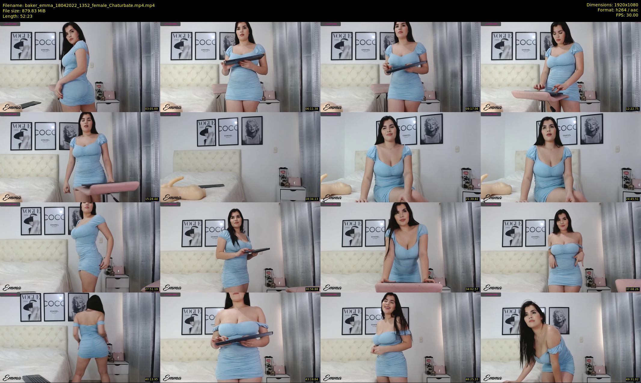 baker_emma — 53 minute Chaturbate female cam show recording, 1080p, Apr 18, 2022