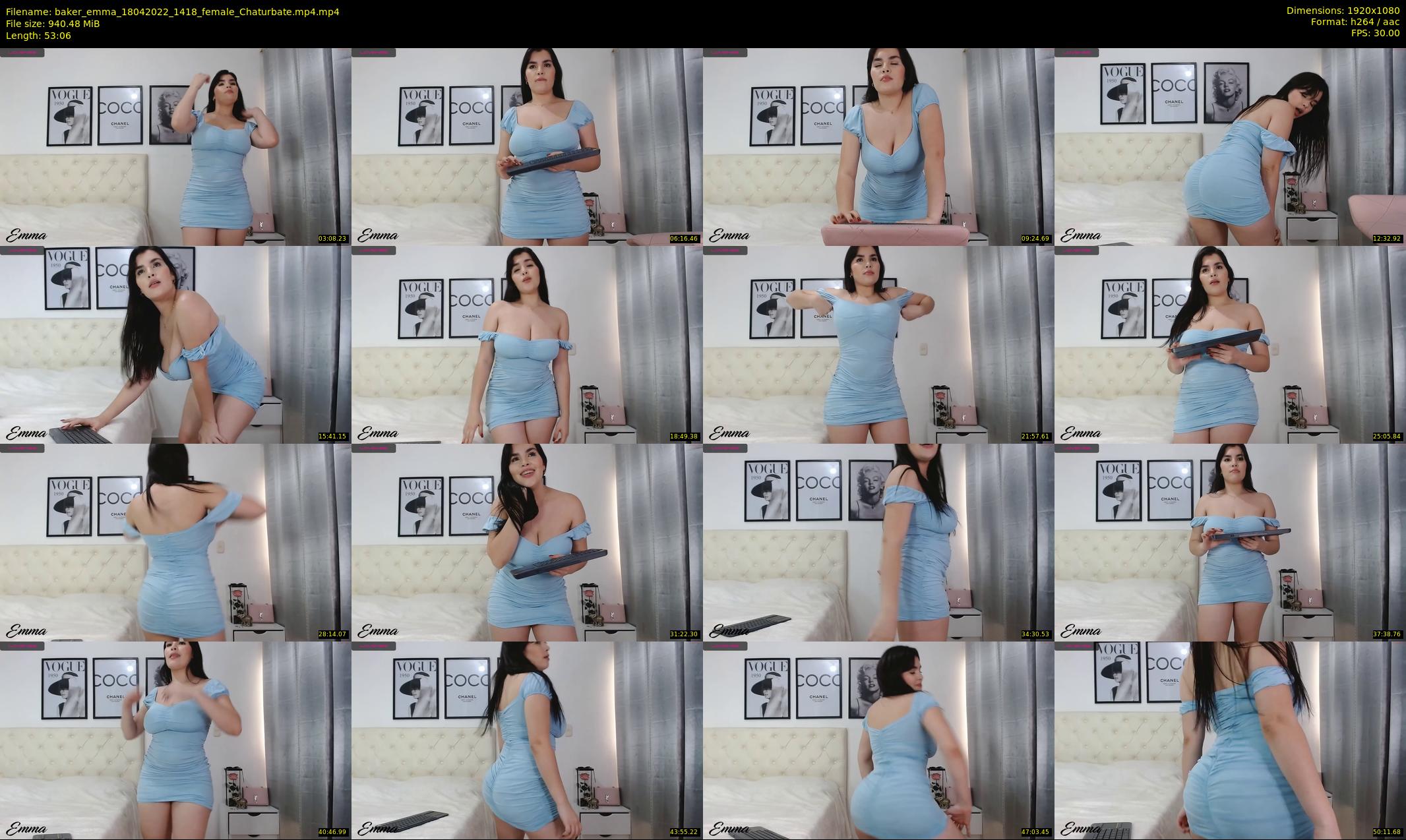 baker_emma — 54 minute Chaturbate female cam show recording, 1080p, Apr 18, 2022