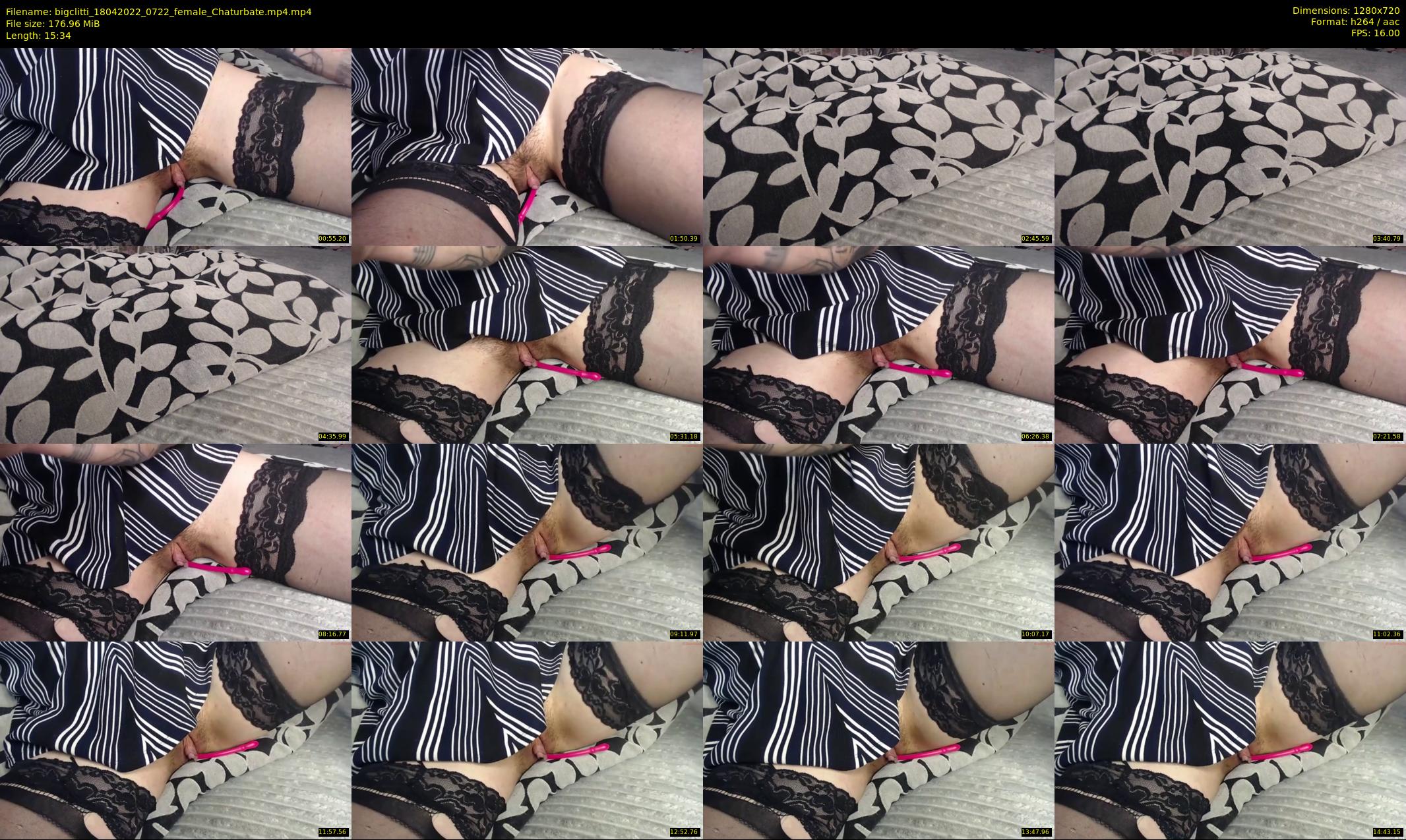 bigclitti — 16 minute Chaturbate female cam show recording, 720p, Apr 18, 2022