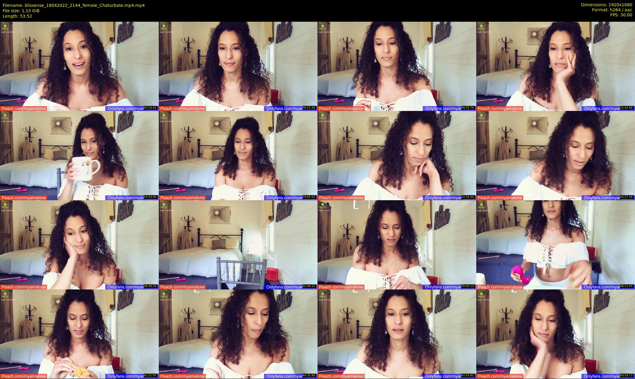 blissense — 54 minute Chaturbate female cam show recording, 1080p, Apr 18, 2022