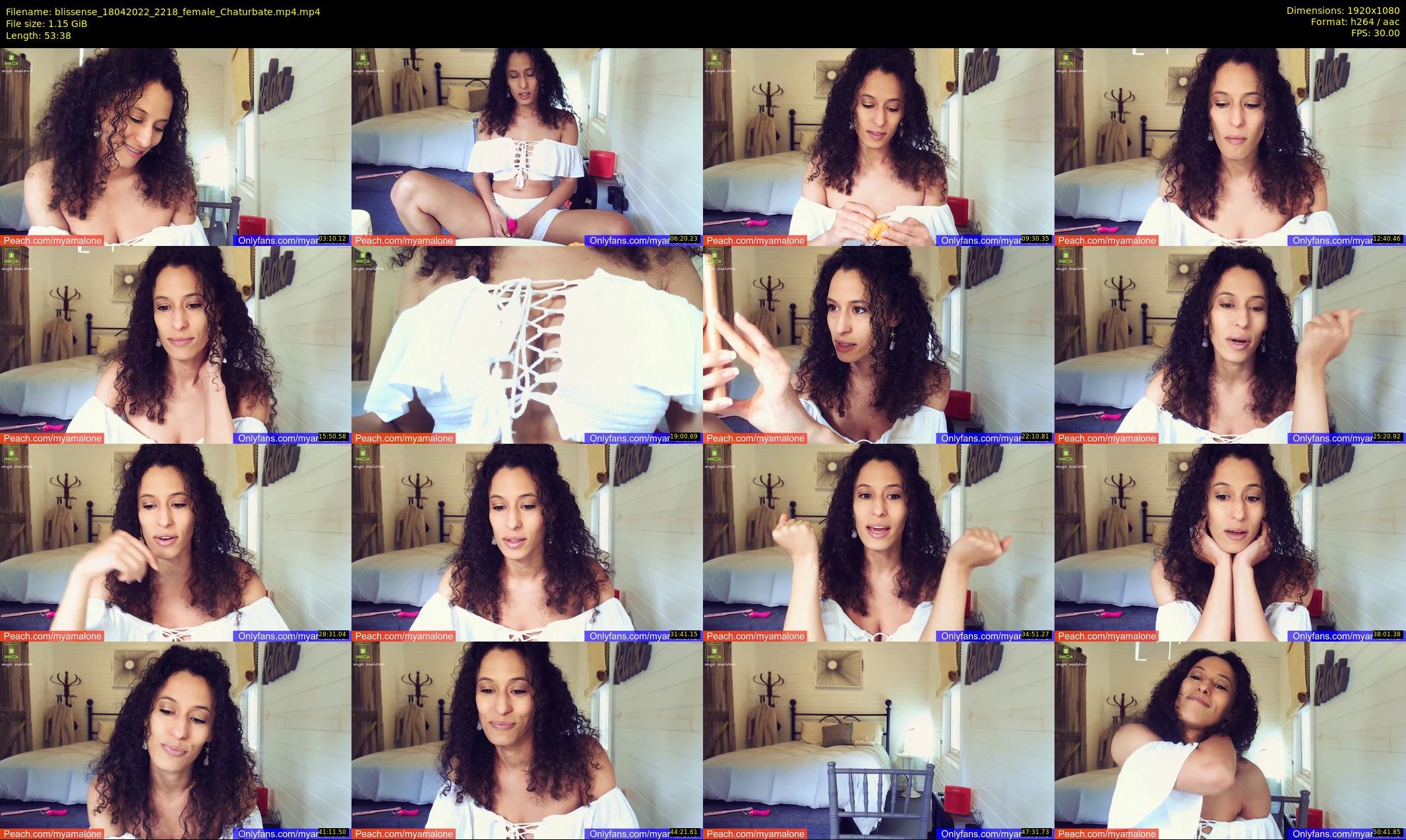 blissense — 54 minute Chaturbate female cam show recording, 1080p, Apr 18, 2022
