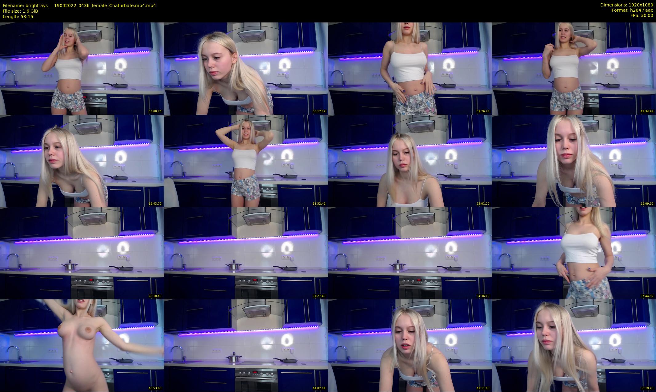 brightrays__ — 54 minute Chaturbate female cam show recording, 1080p, Apr 19, 2022