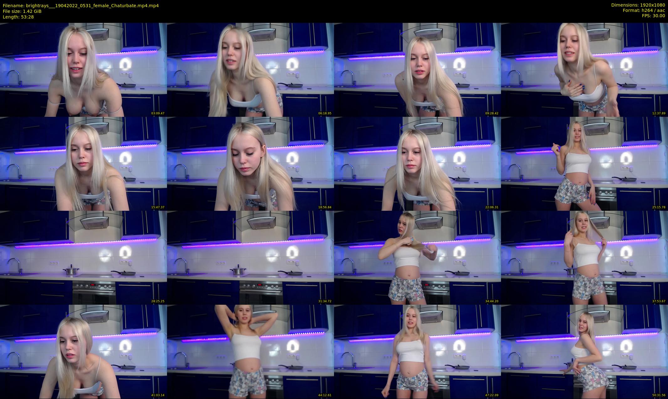 brightrays__ — 54 minute Chaturbate female cam show recording, 1080p, Apr 19, 2022
