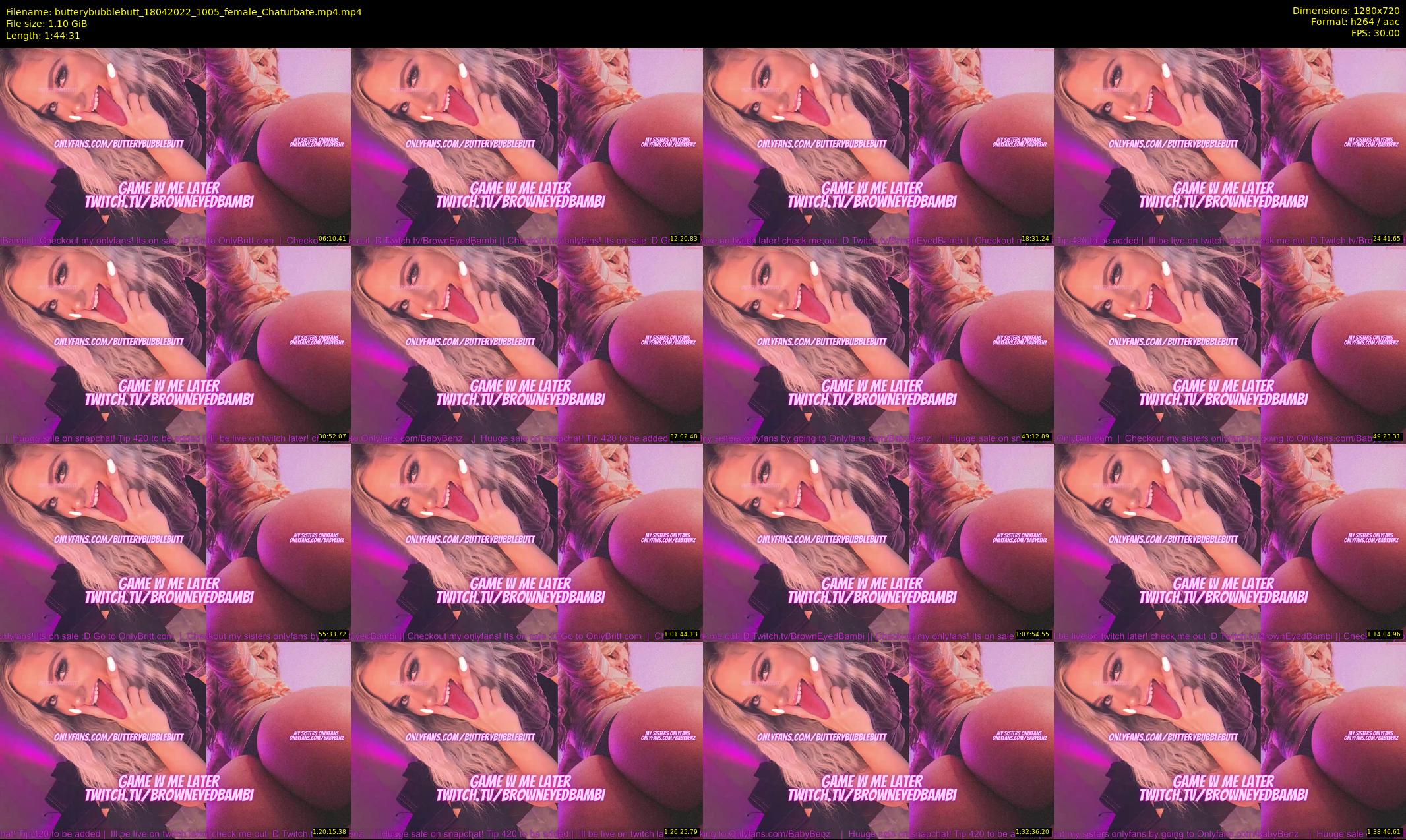 butterybubblebutt — 105 minute Chaturbate couple cam show recording, 720p, Apr 18, 2022