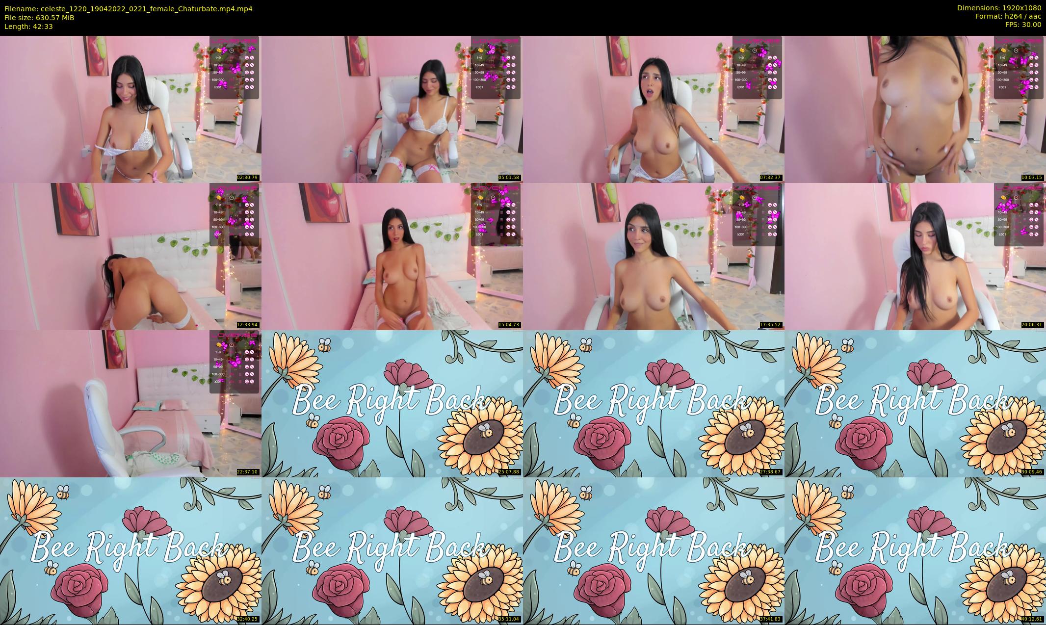 celeste_1220 — 43 minute Chaturbate female cam show recording, 1080p, Apr 19, 2022
