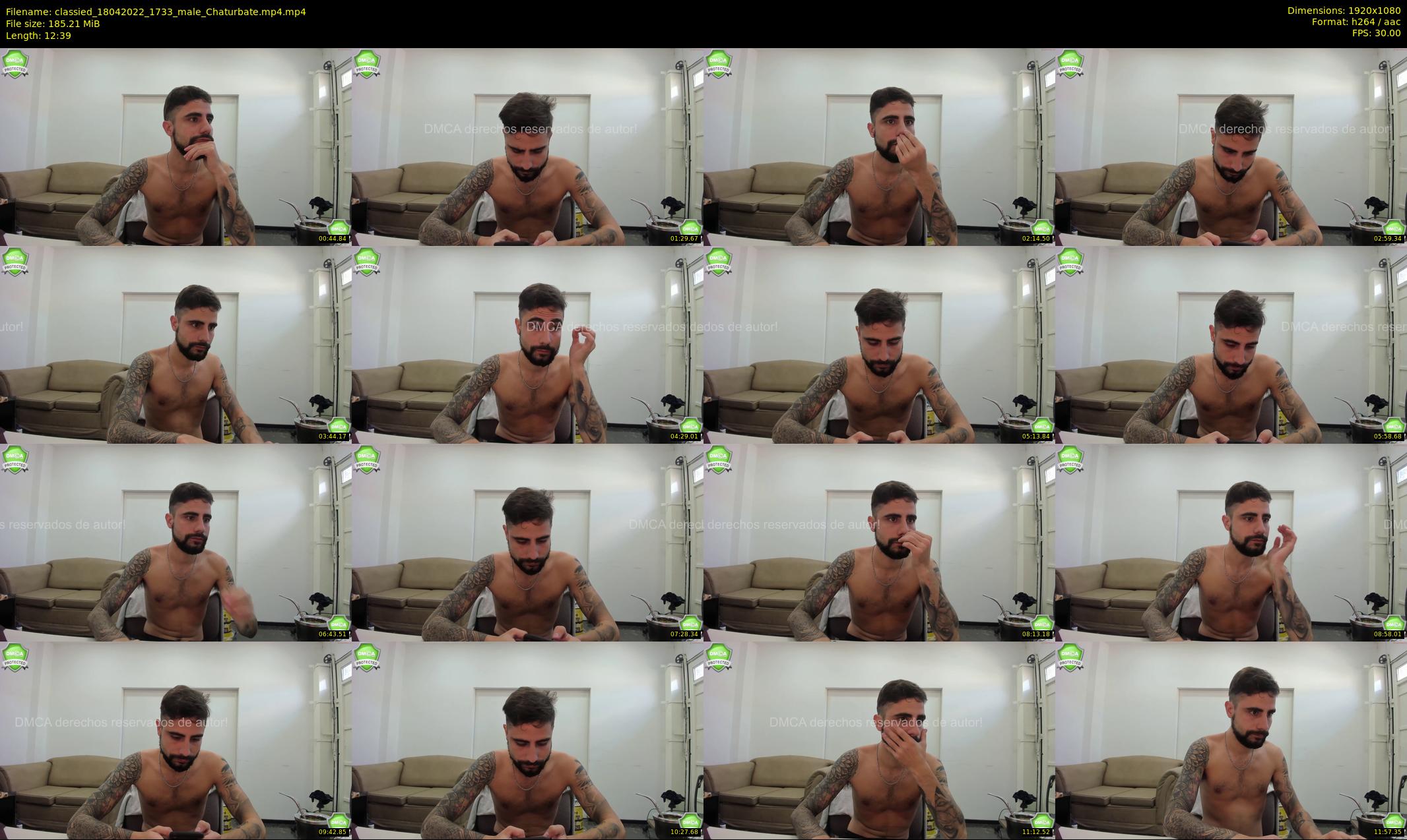 classied — 13 minute Chaturbate male cam show recording, 1080p, Apr 18, 2022