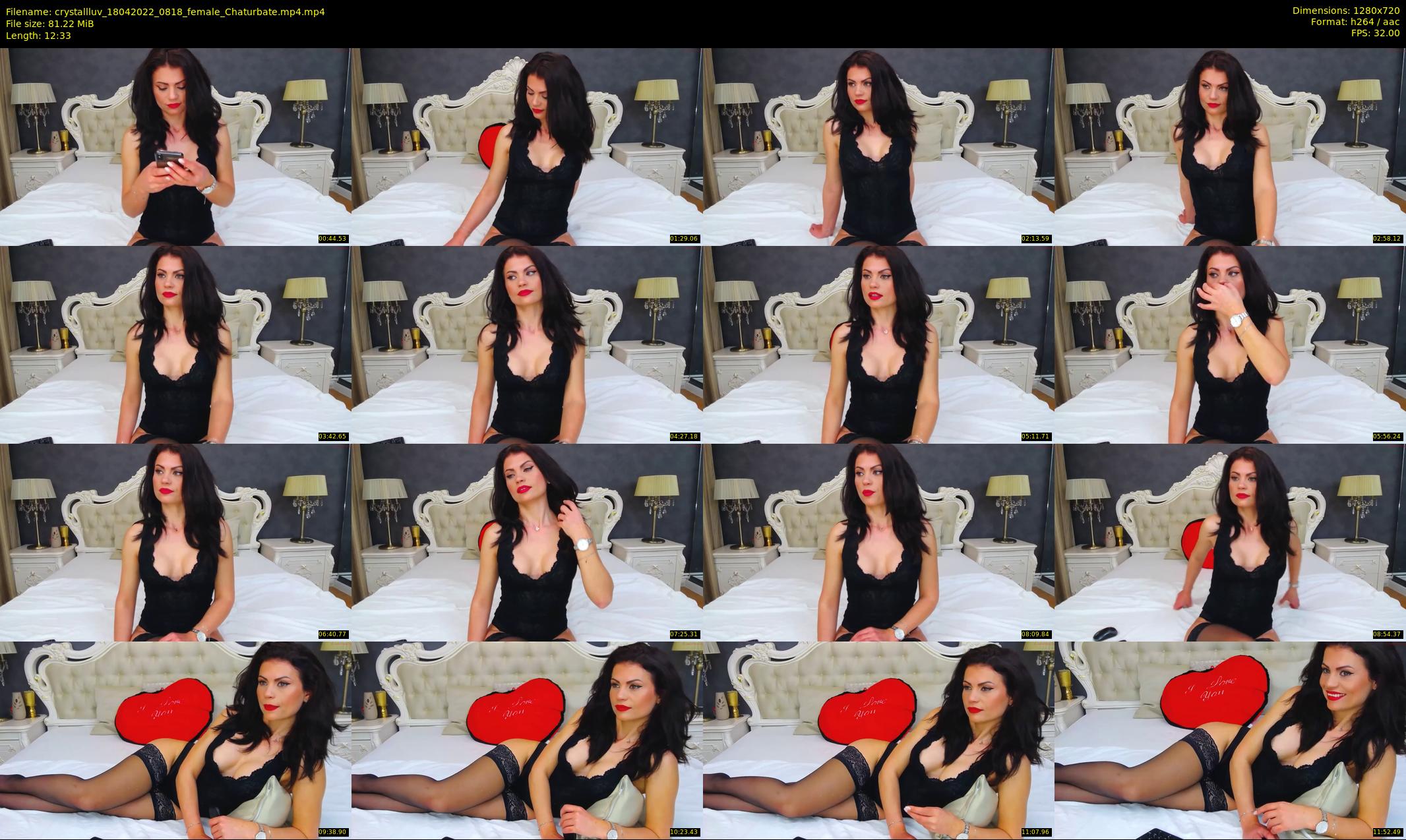 crystallluv — 13 minute Chaturbate female cam show recording, 720p, Apr 18, 2022