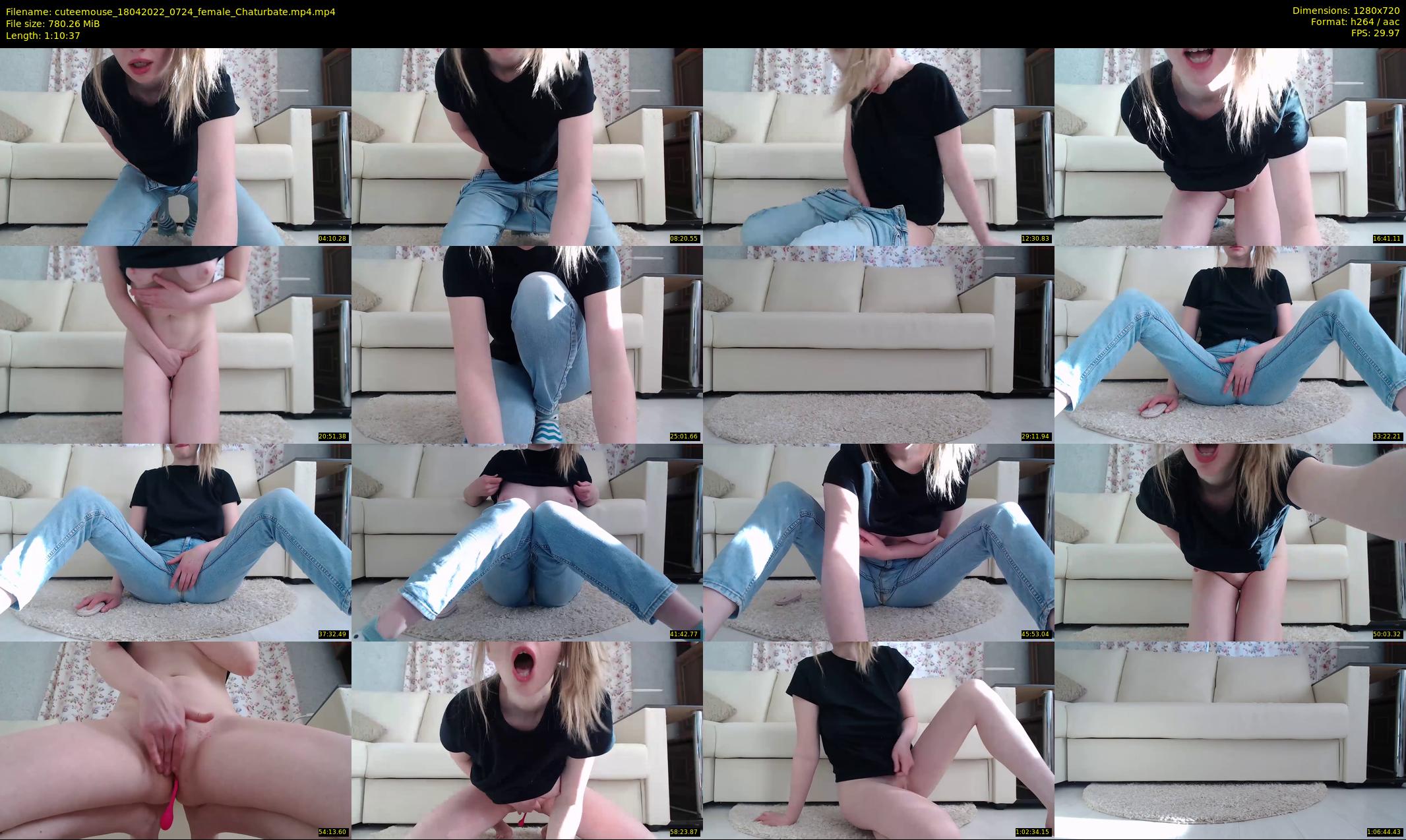 cuteemouse — 71 minute Chaturbate female cam show recording, 720p, Apr 18, 2022