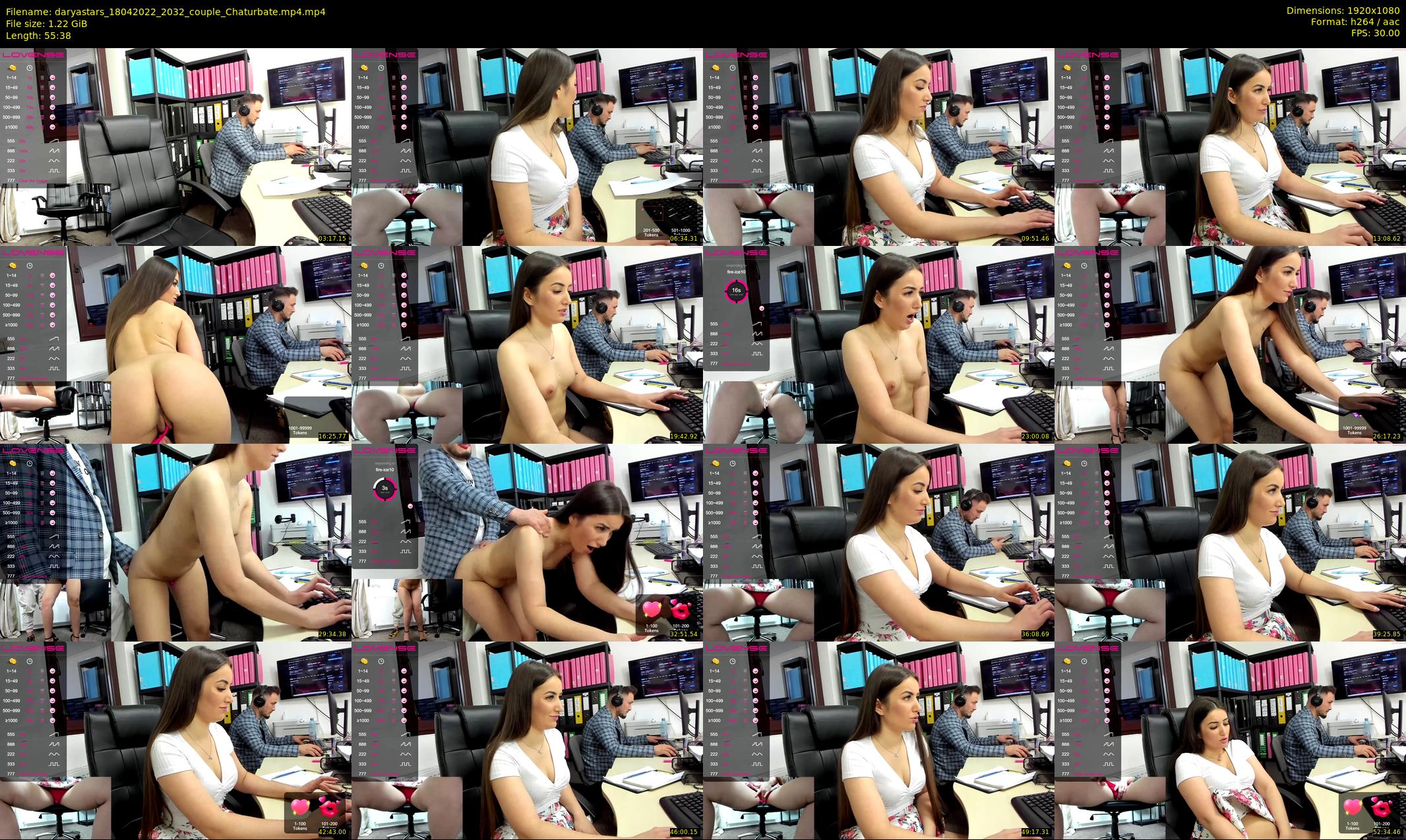daryastars — 56 minute Chaturbate couple cam show recording, 1080p, Apr 18, 2022
