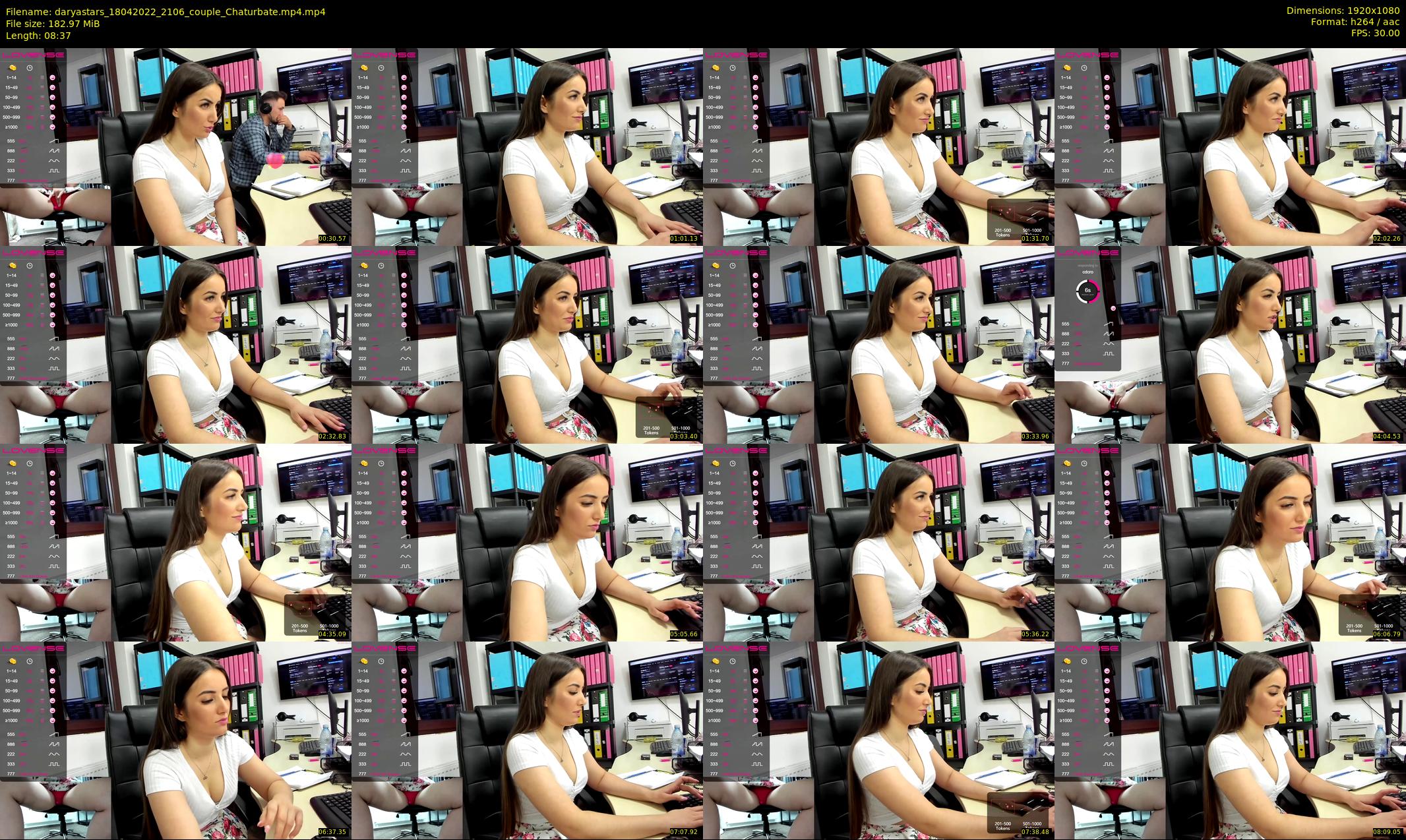 daryastars — 9 minute Chaturbate couple cam show recording, 1080p, Apr 18, 2022