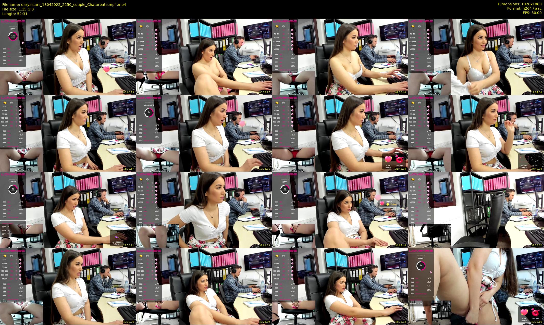 daryastars — 53 minute Chaturbate couple cam show recording, 1080p, Apr 18, 2022