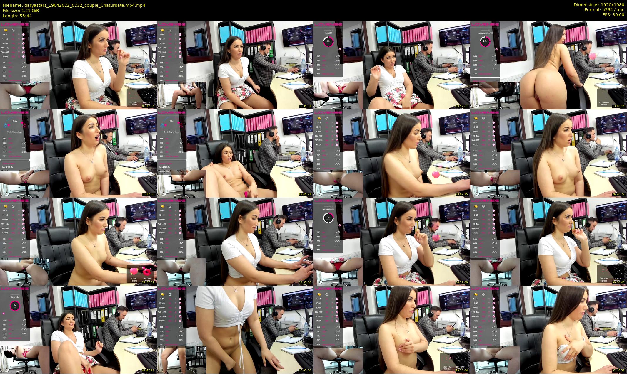 daryastars — 56 minute Chaturbate couple cam show recording, 1080p, Apr 19, 2022