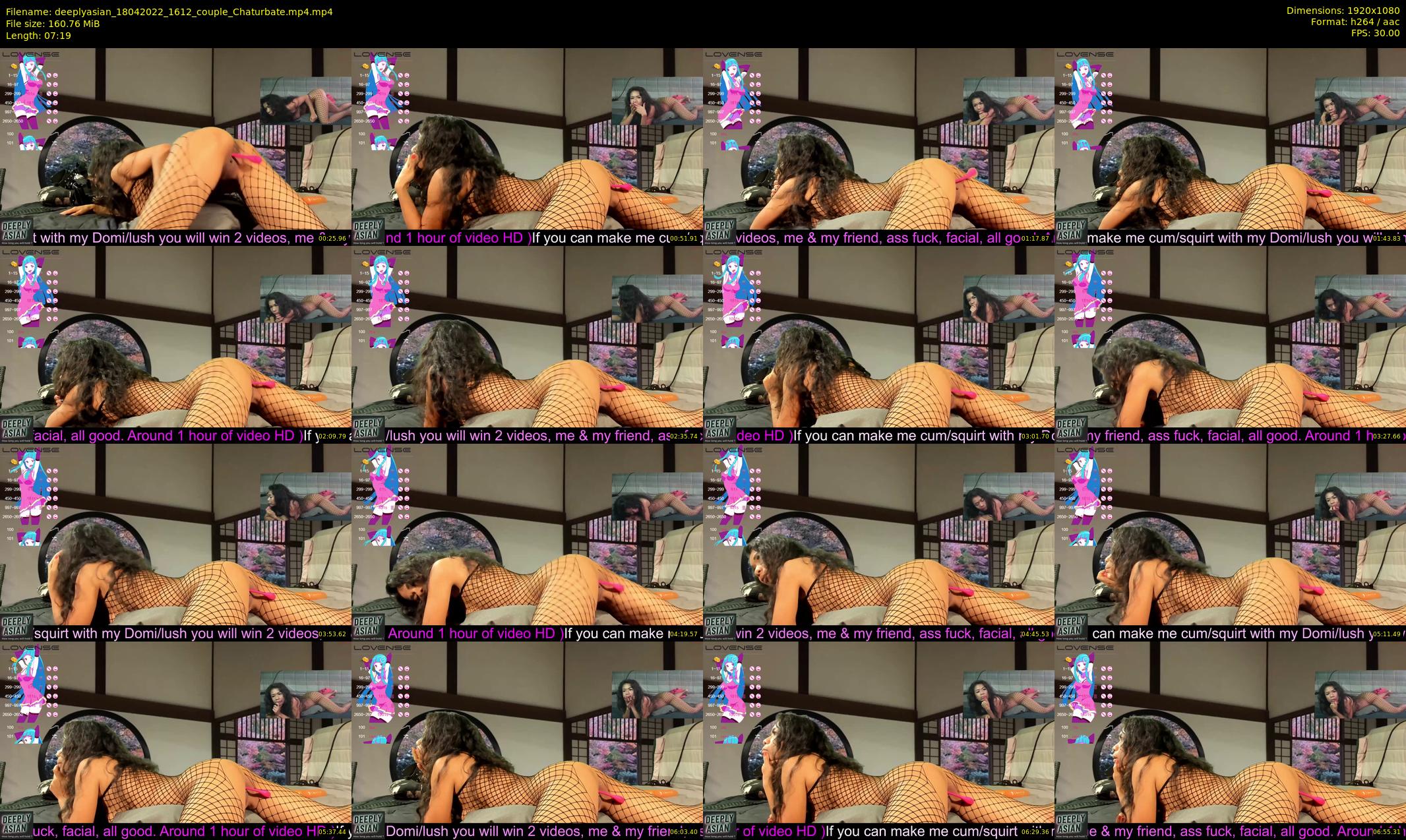 deeplyasian — 8 minute Chaturbate couple cam show recording, 1080p, Apr 18, 2022