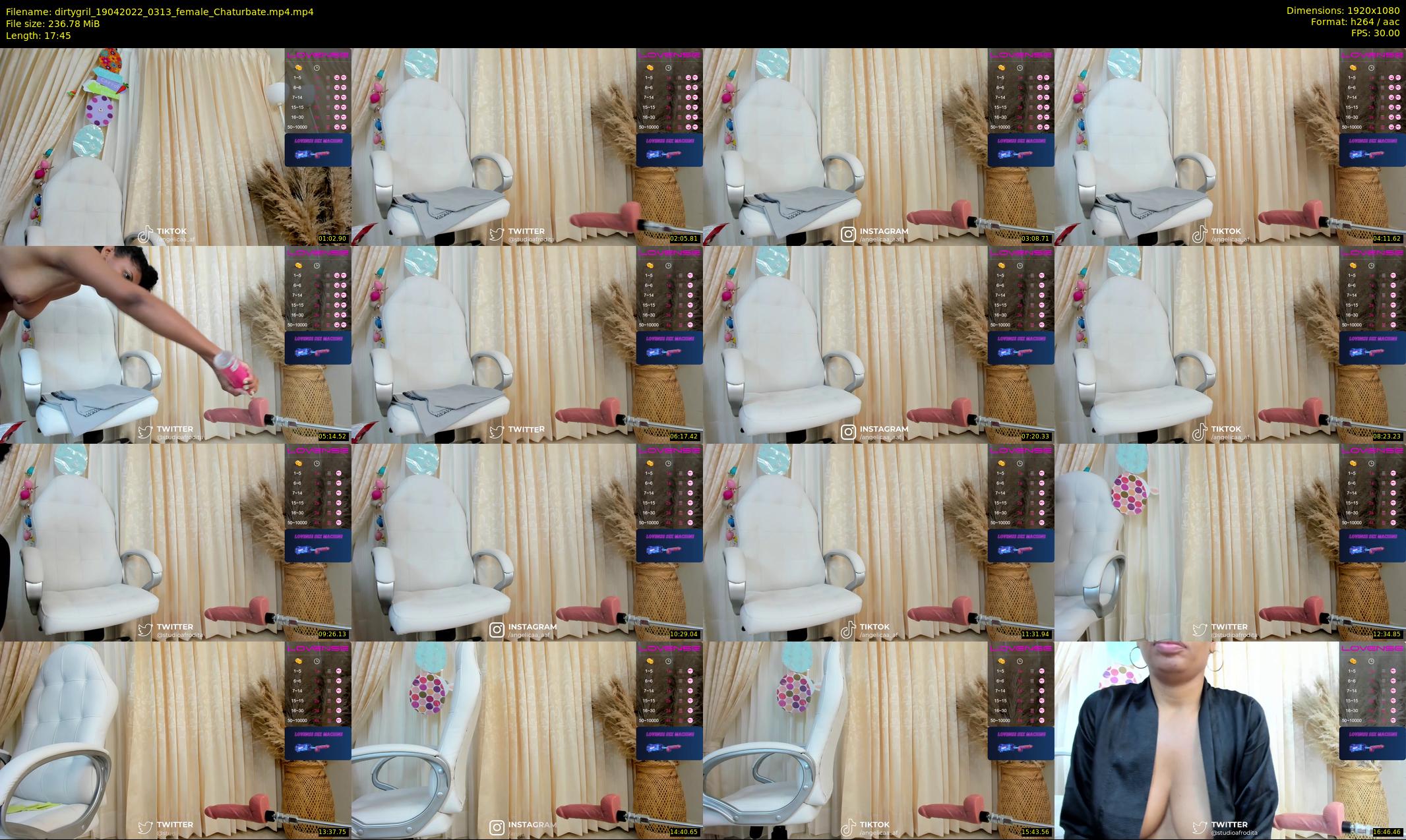 dirtygril — 18 minute Chaturbate female cam show recording, 1080p, Apr 19, 2022