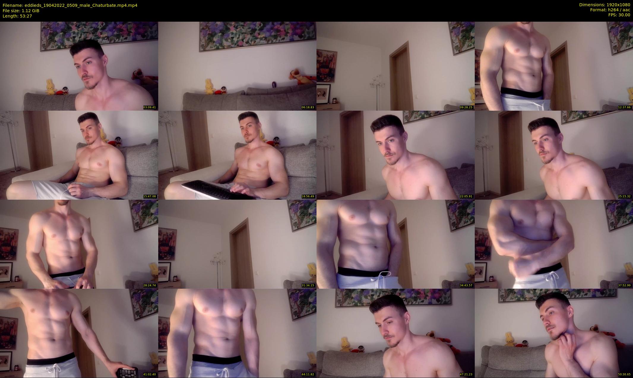 eddieds — 54 minute Chaturbate male cam show recording, 1080p, Apr 19, 2022