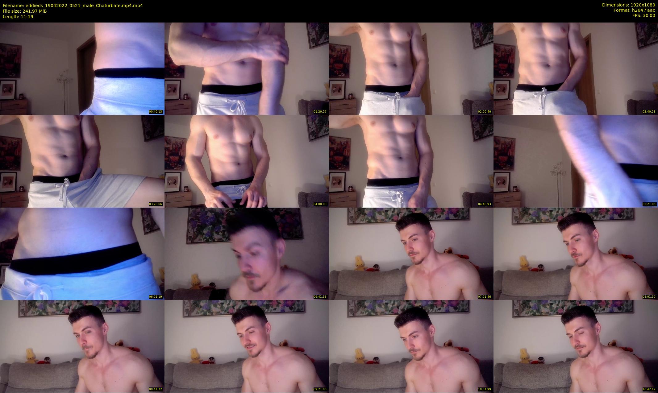 eddieds — 12 minute Chaturbate male cam show recording, 1080p, Apr 19, 2022
