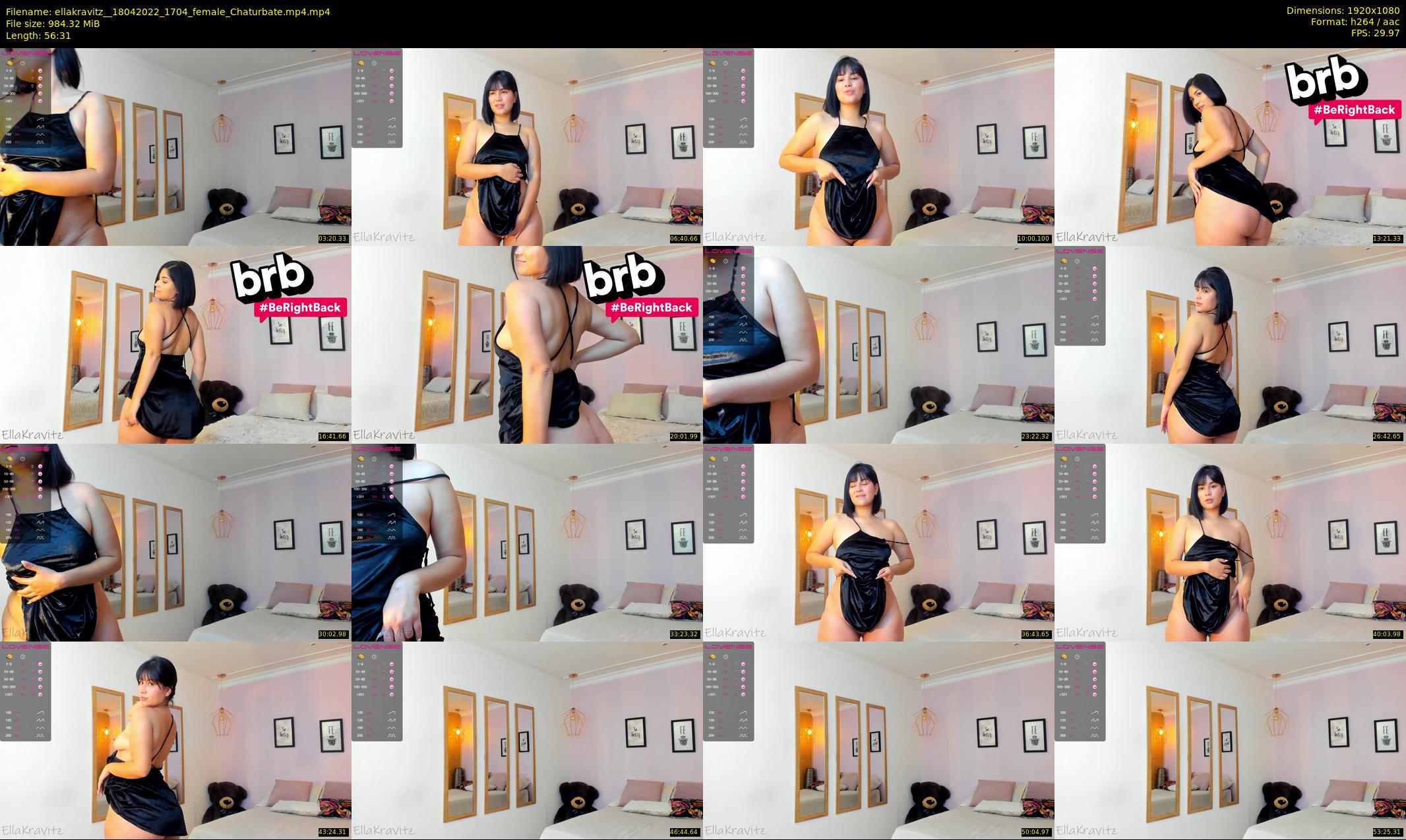 ellakravitz_ — 57 minute Chaturbate female cam show recording, 1080p, Apr 18, 2022