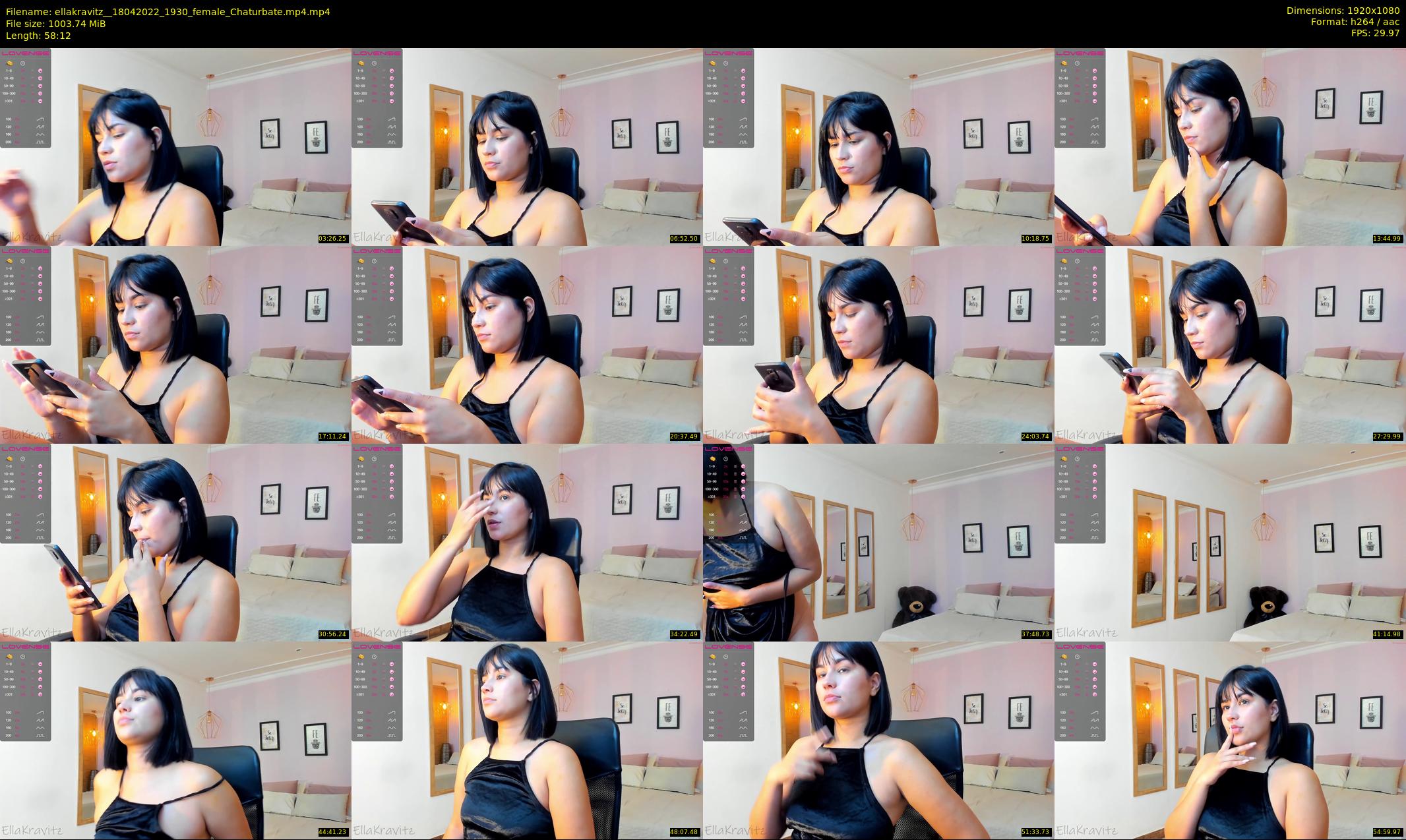 ellakravitz_ — 59 minute Chaturbate female cam show recording, 1080p, Apr 18, 2022