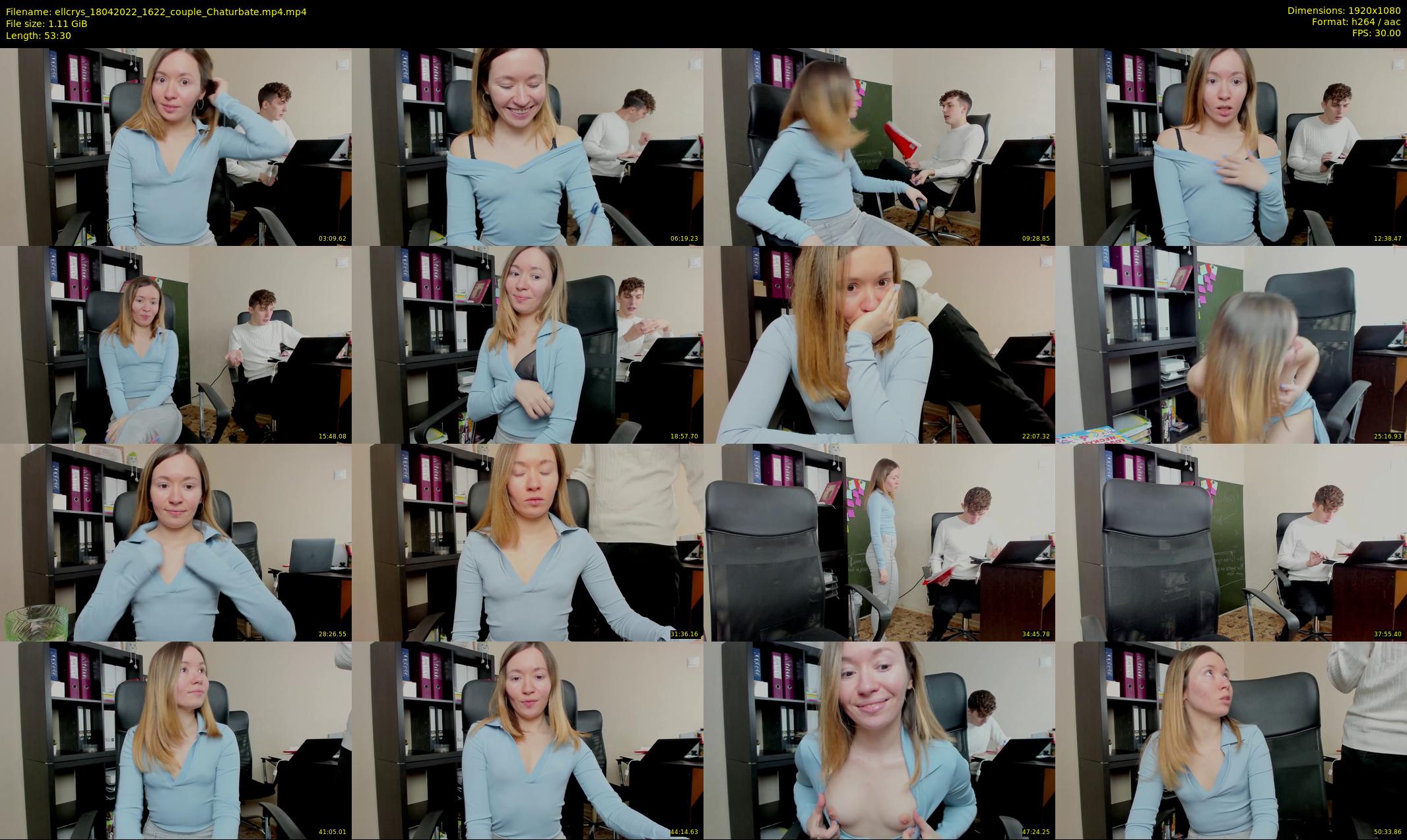 ellcrys — 54 minute Chaturbate couple cam show recording, 1080p, Apr 18, 2022