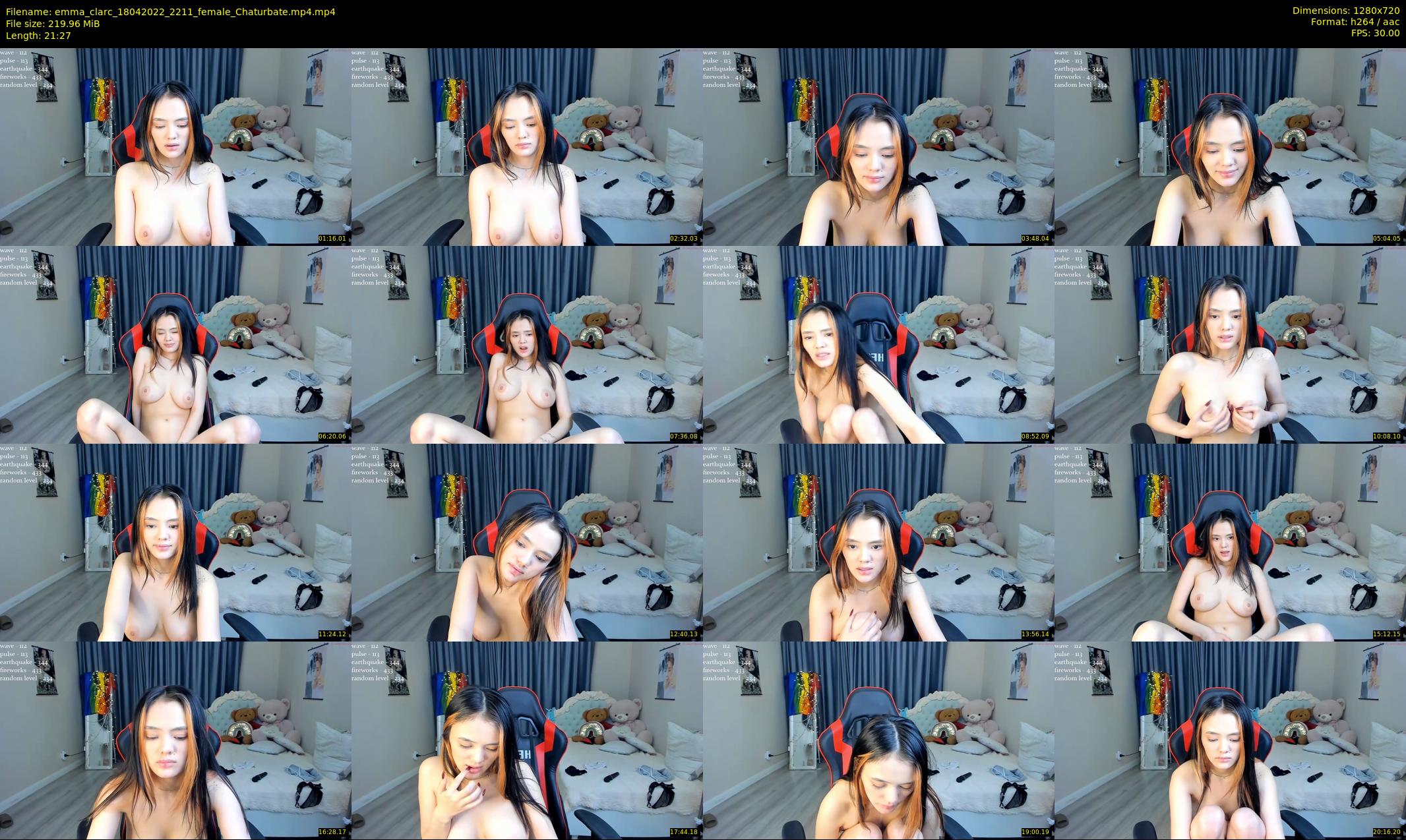 emma_clarc — 22 minute Chaturbate female cam show recording, 720p, Apr 18, 2022