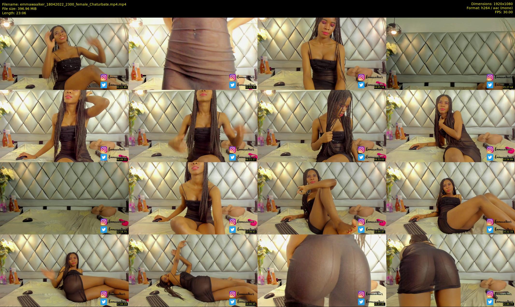emmawaalker — 24 minute Chaturbate female cam show recording, 1080p, Apr 18, 2022
