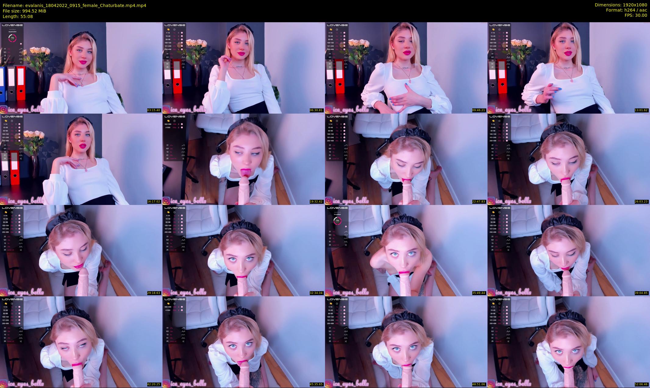 evalanis — 56 minute Chaturbate couple cam show recording, 1080p, Apr 18, 2022