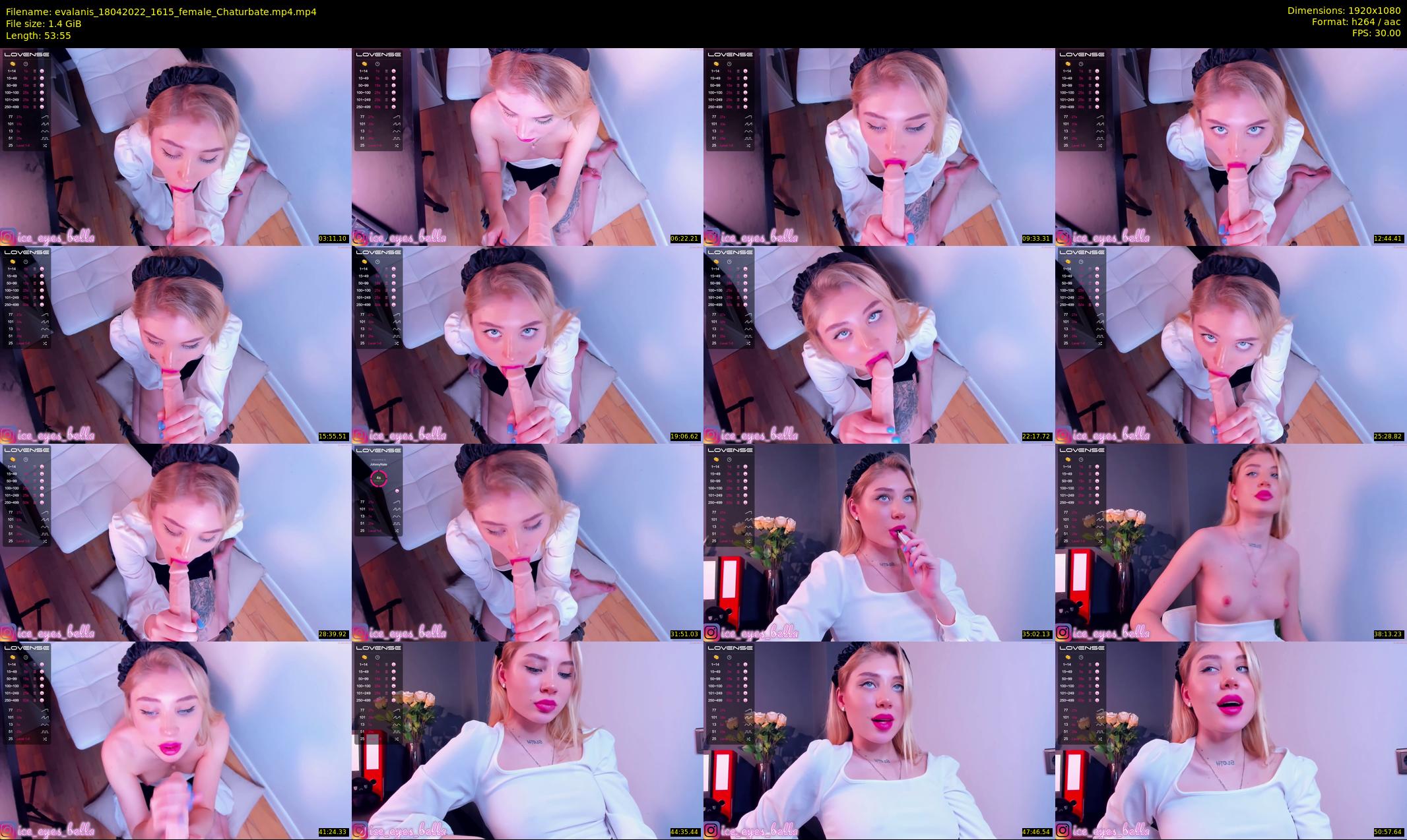 evalanis — 54 minute Chaturbate couple cam show recording, 1080p, Apr 18, 2022